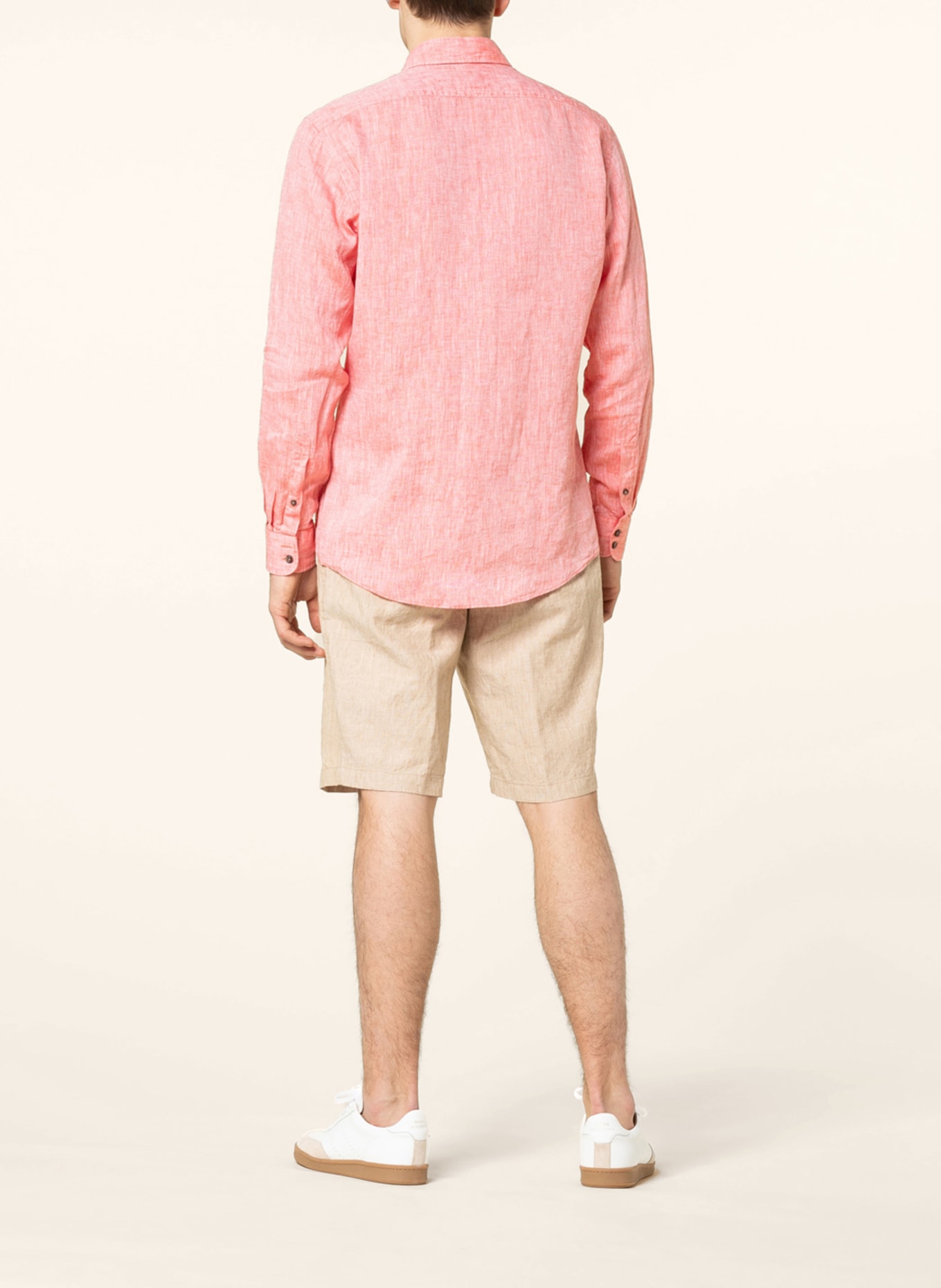 OLYMP Leinenhemd Modern Fit , Farbe: LACHS (Bild 3)