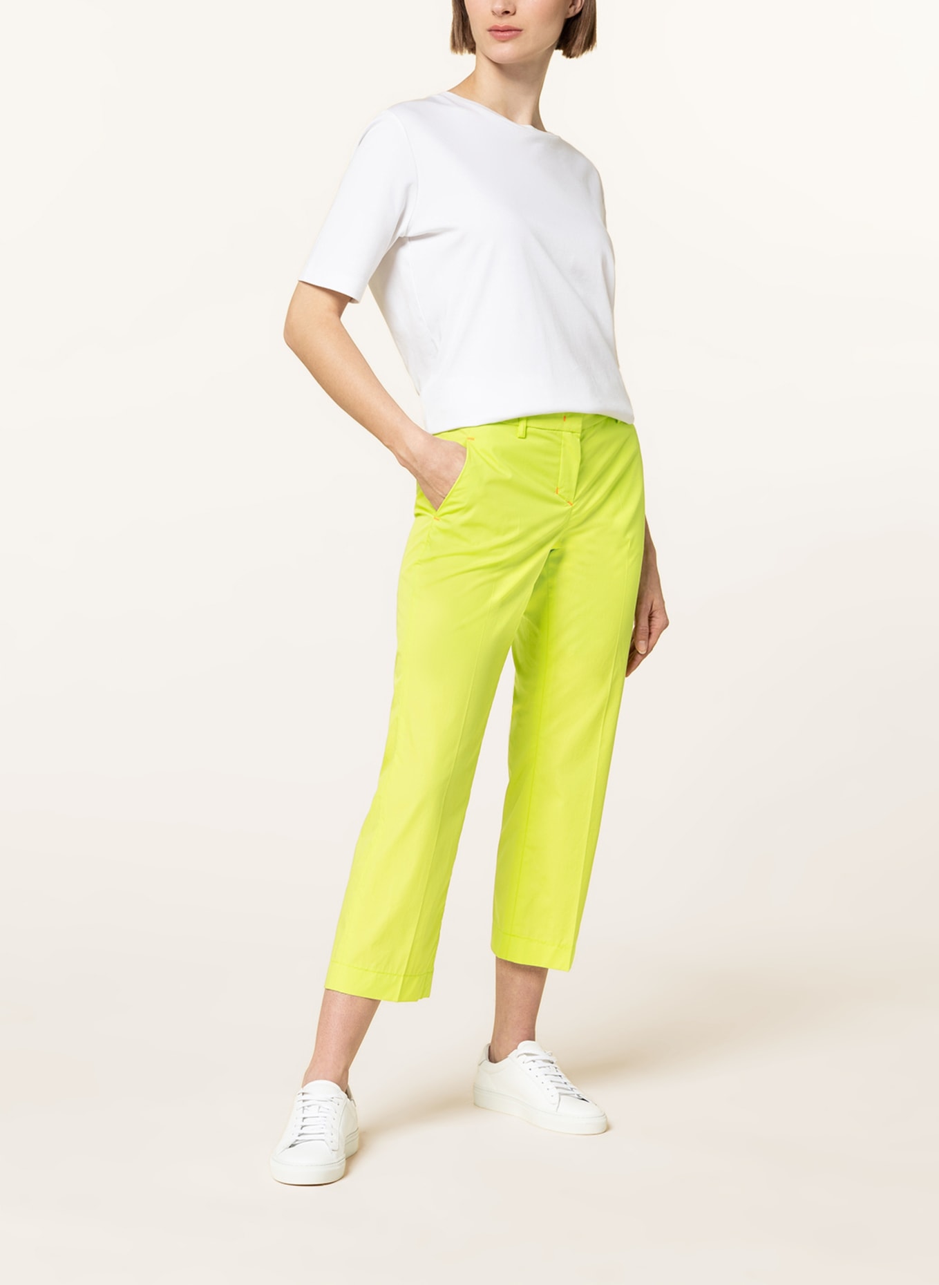 SPORTALM 7/8-trousers, Color: NEON GREEN (Image 2)