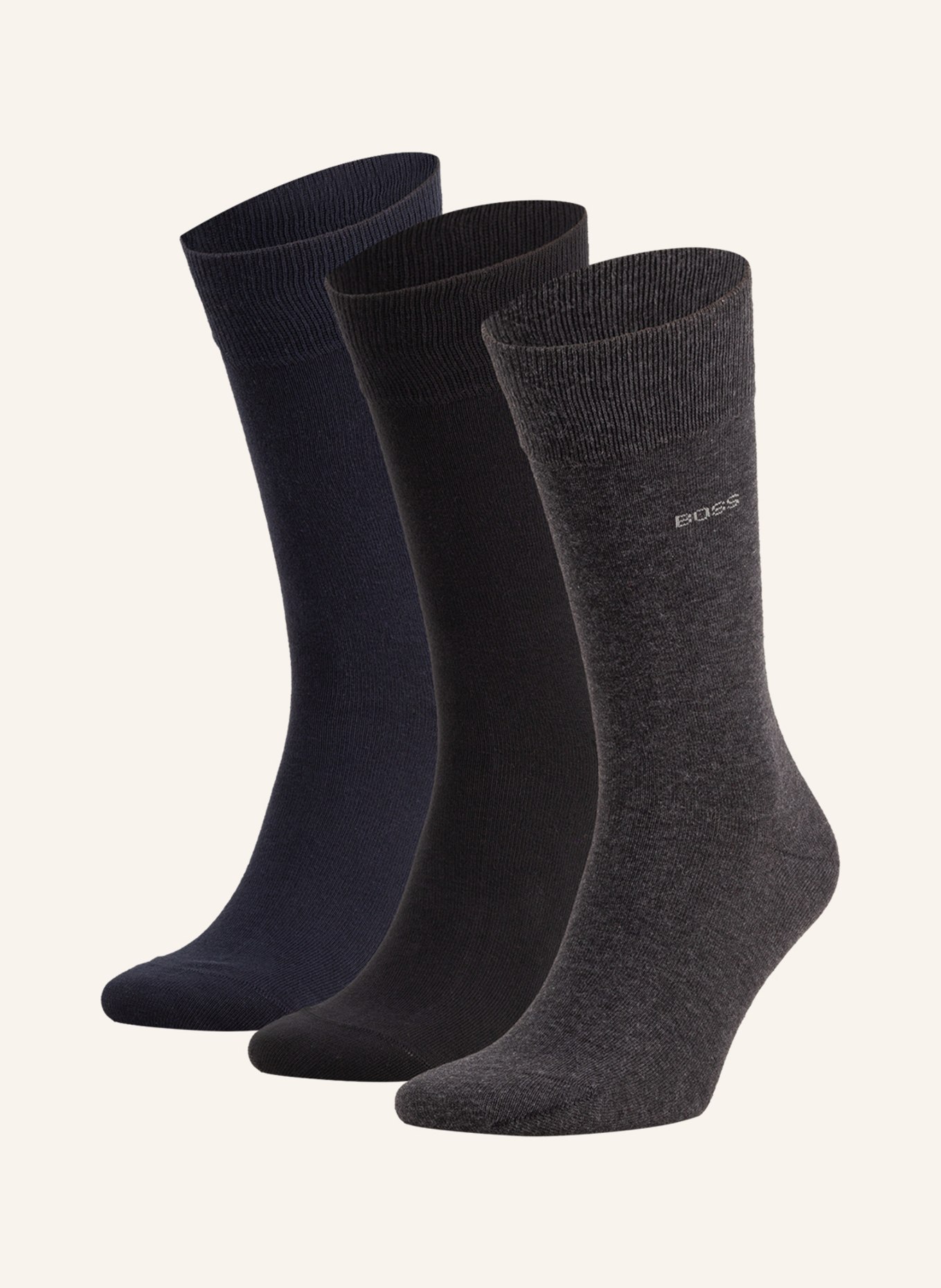 BOSS 3er-Pack Socken, Farbe: 961 OPEN MISCELLANEOUS (Bild 1)