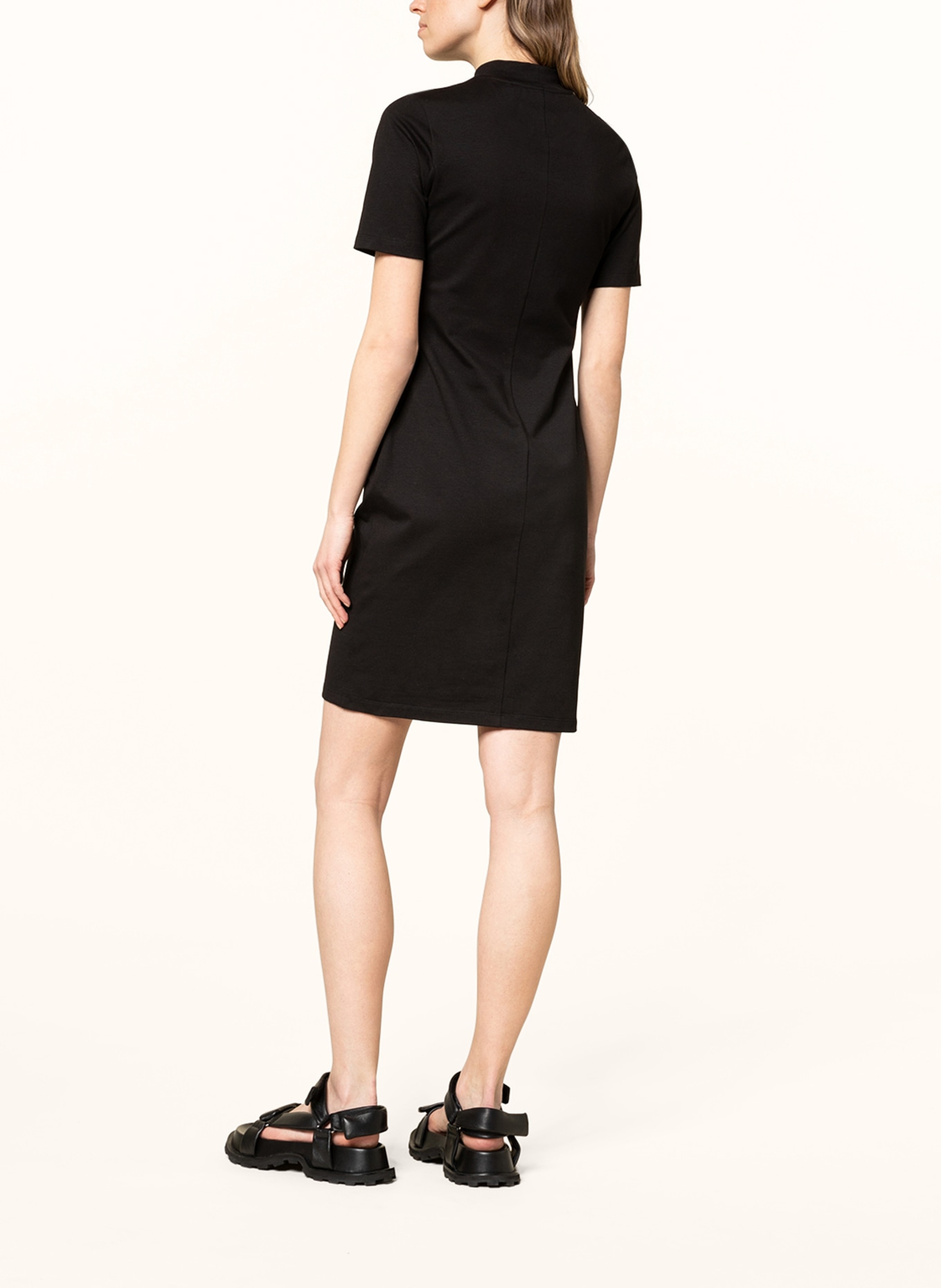 HUGO Jersey dress NARCISSA, Color: BLACK (Image 3)