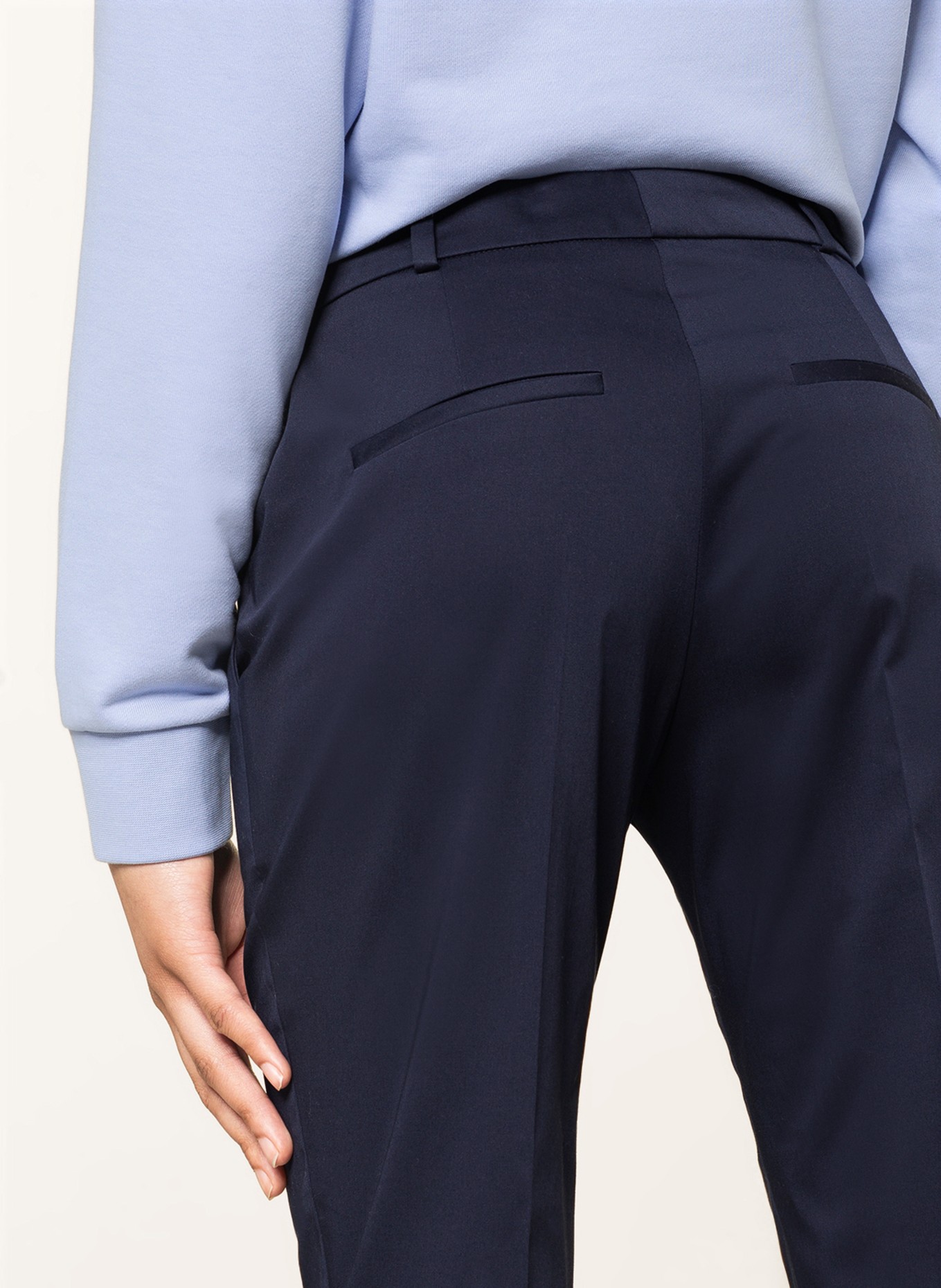 HUGO Trousers HESTIMA , Color: DARK BLUE (Image 5)