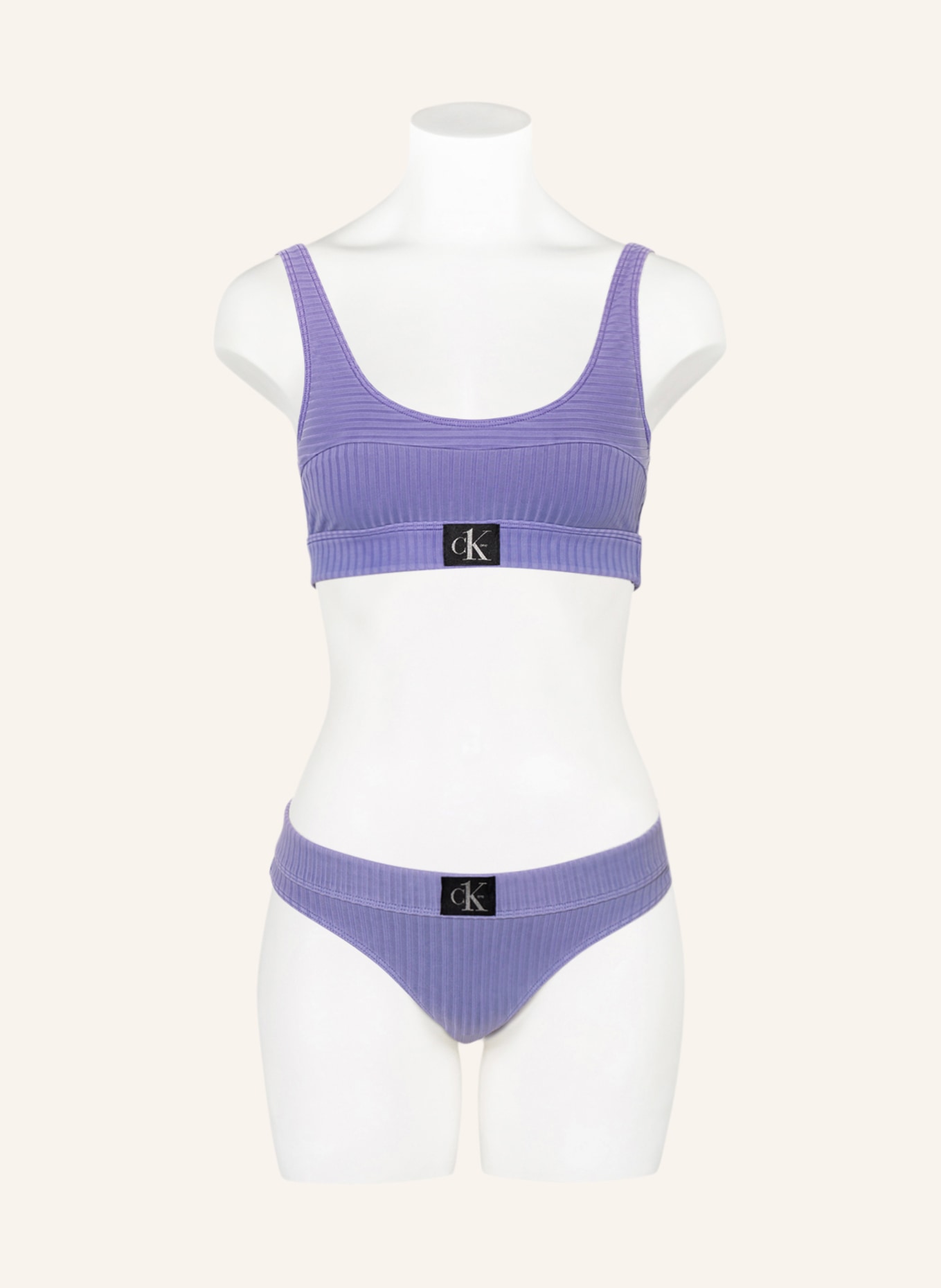 Calvin Klein Bralette-Bikini-Top CK AUTHENTIC, Farbe: HELLBLAU (Bild 2)