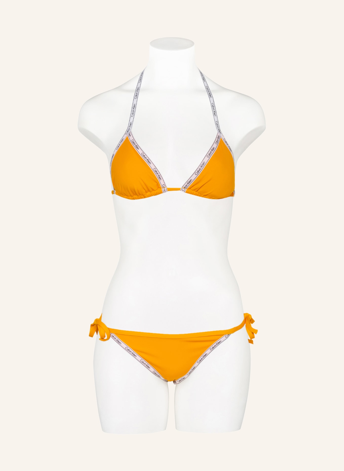Calvin Klein Bikini bottoms LOGO TAPE in dark yellow