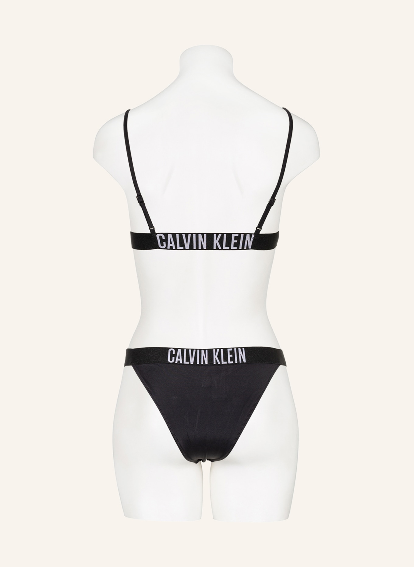 Calvin Klein Bikinové kalhotky brazilky INTENSE POWER, Barva: ČERNÁ (Obrázek 3)