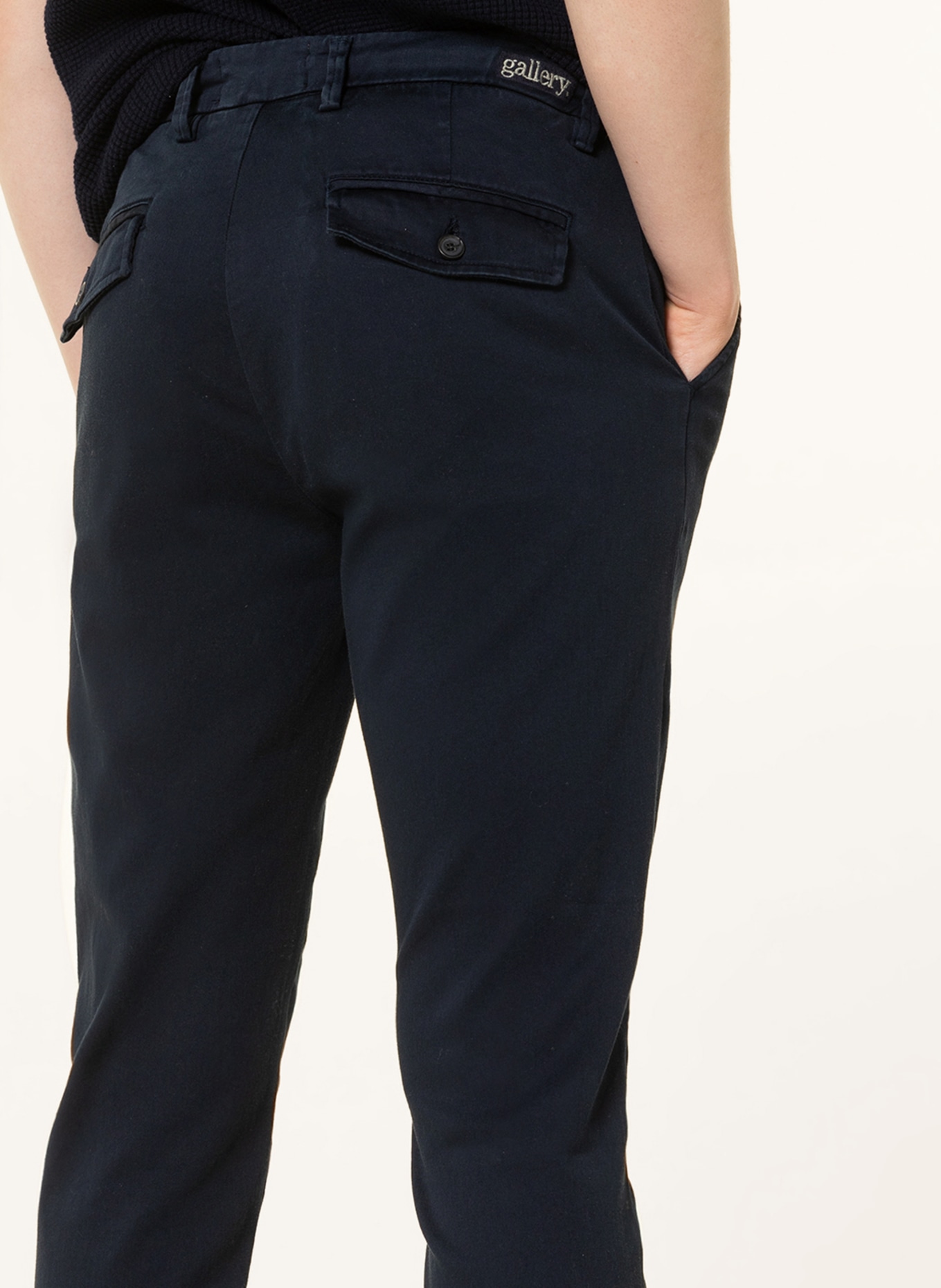 MOS MOSH Gallery Chinos HUNT in jogger style, Color: BLUE (Image 5)