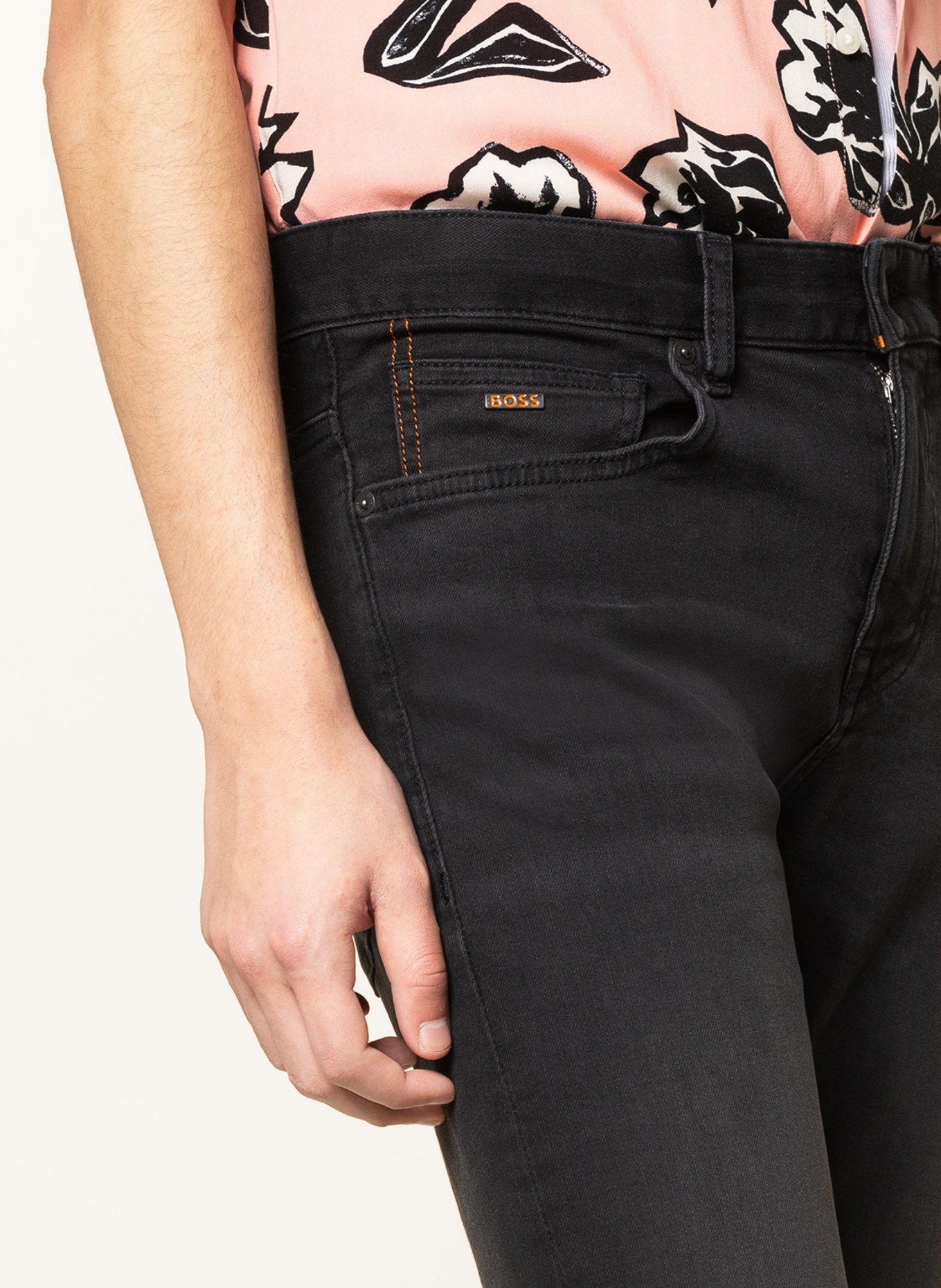 BOSS Jeans DELAWARE slim fit, Color: 008 BLACK (Image 5)