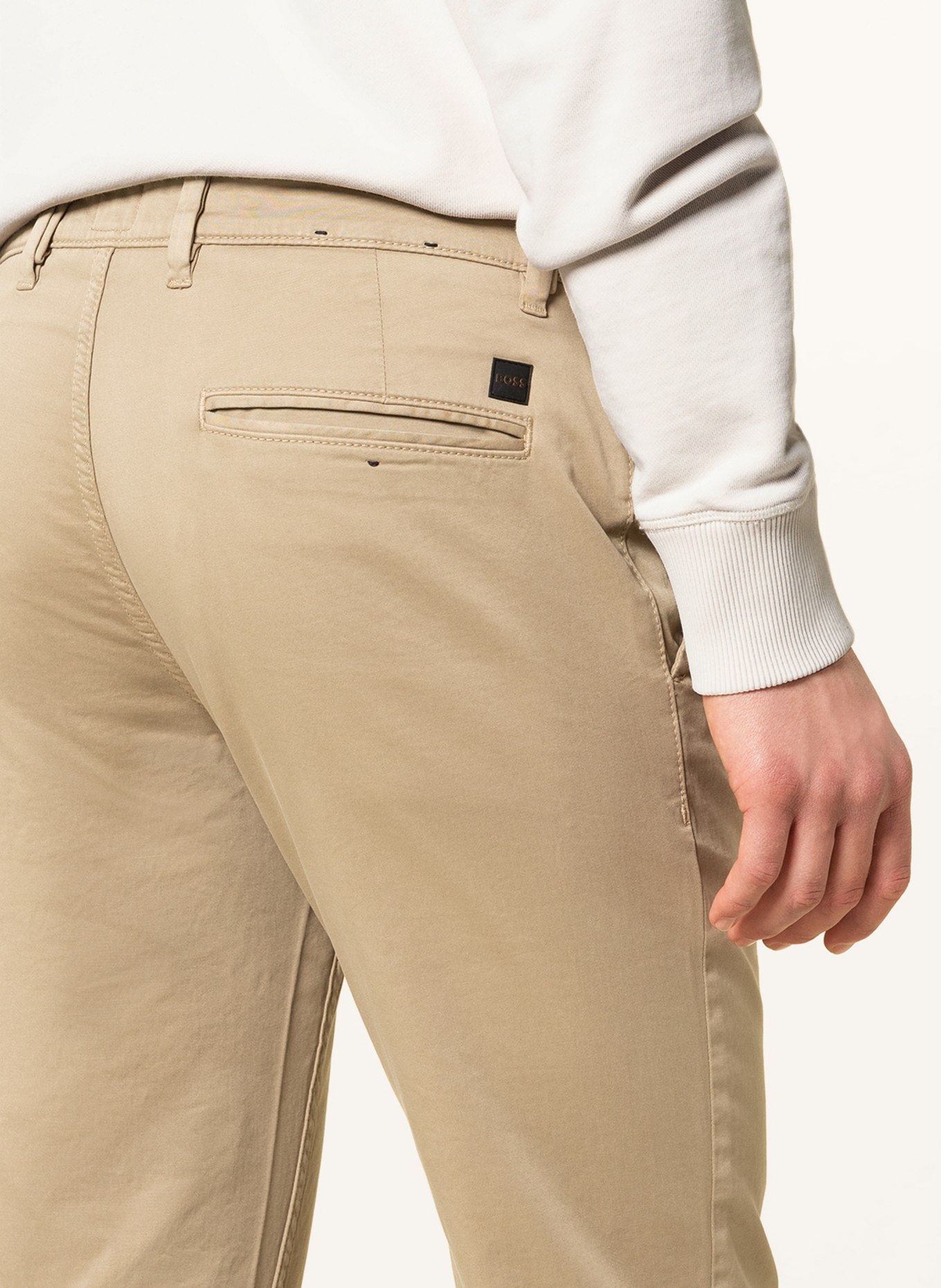 BOSS Chinos SCHINO slim fit, Color: LIGHT BROWN (Image 5)