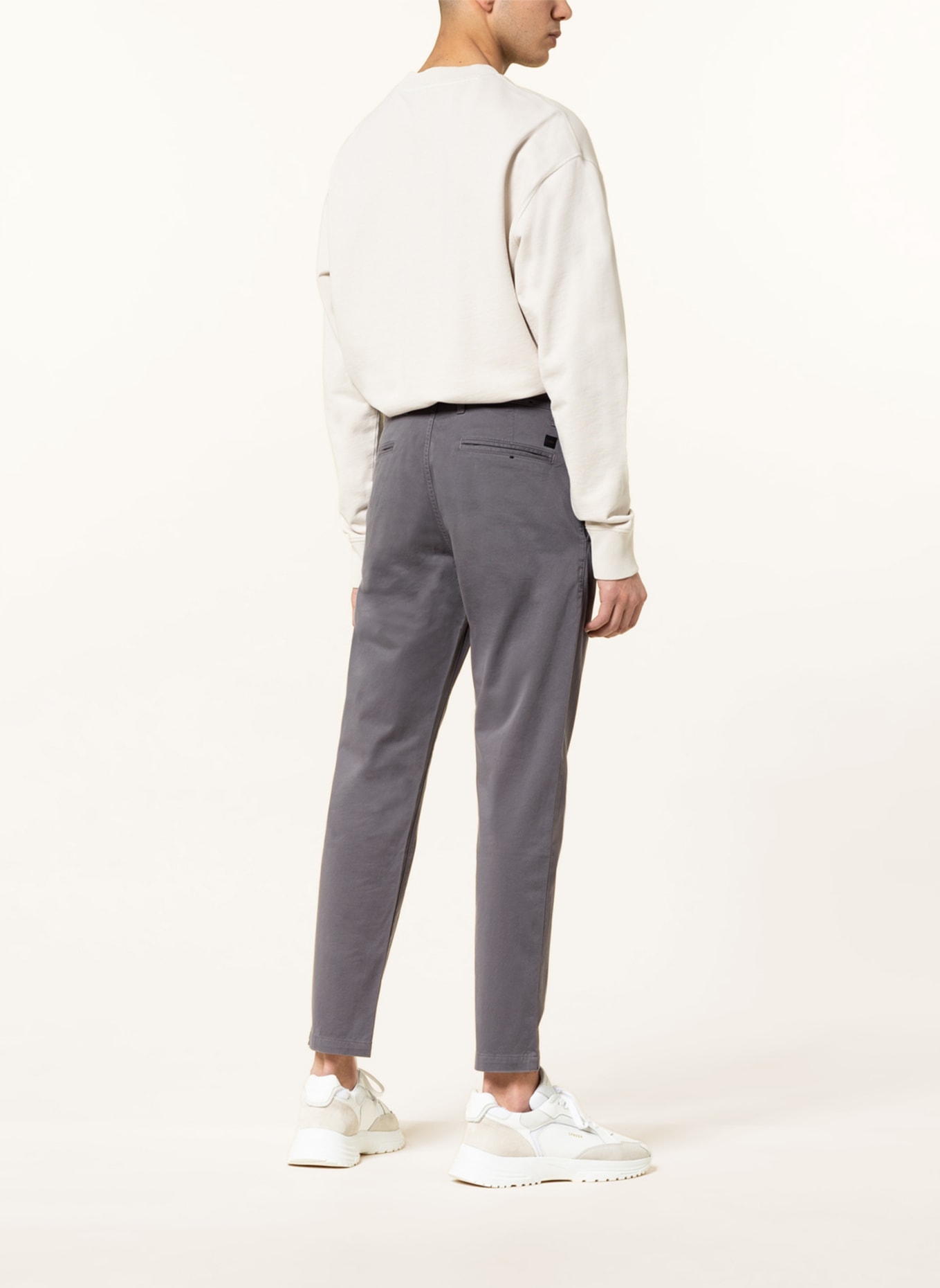 BOSS Chinos SCHINO-TABER tapered fit, Color: GRAY (Image 3)