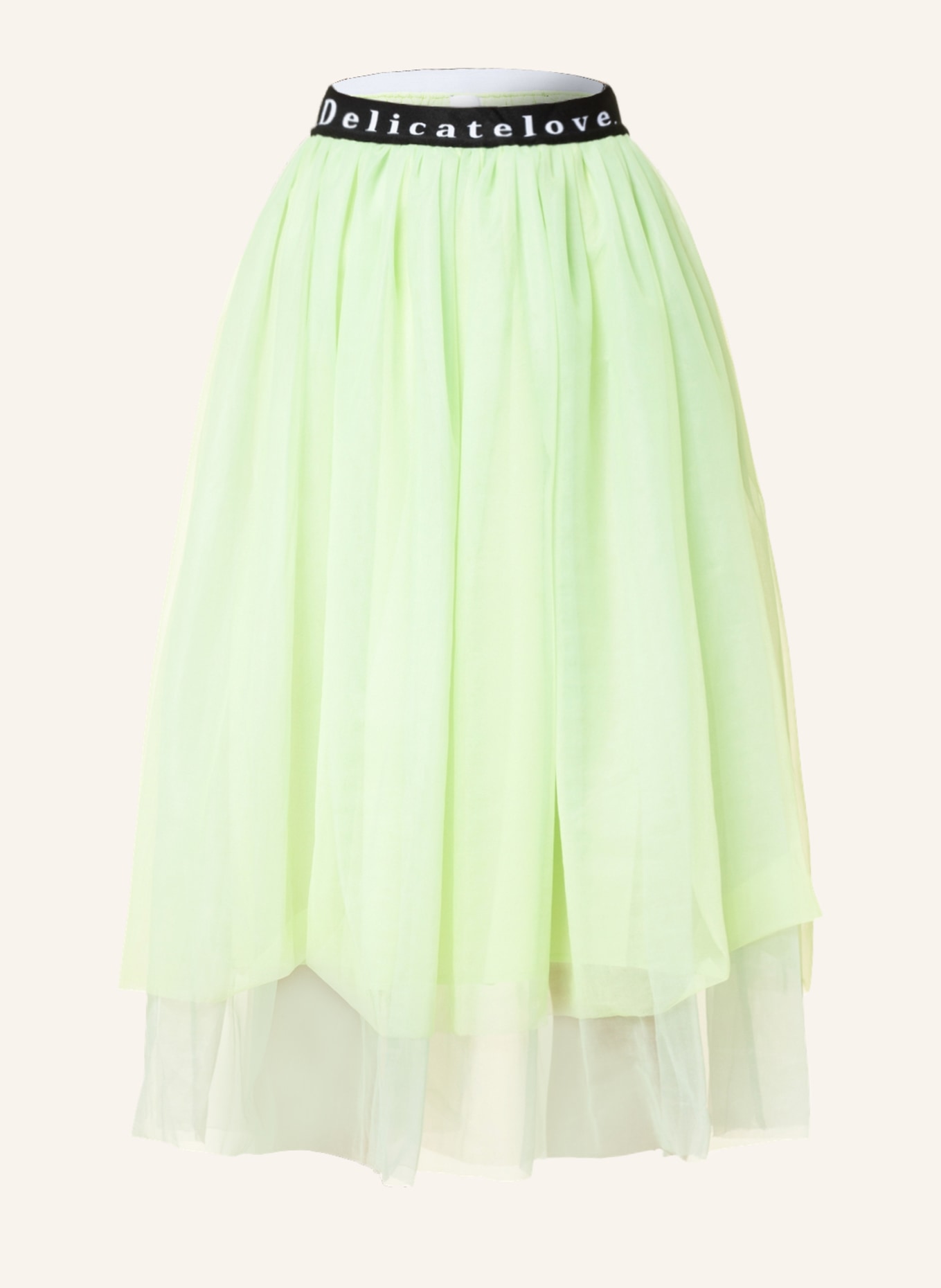 Delicatelove Tulle skirt EMILY PARADISE, Color: LIGHT GREEN (Image 1)