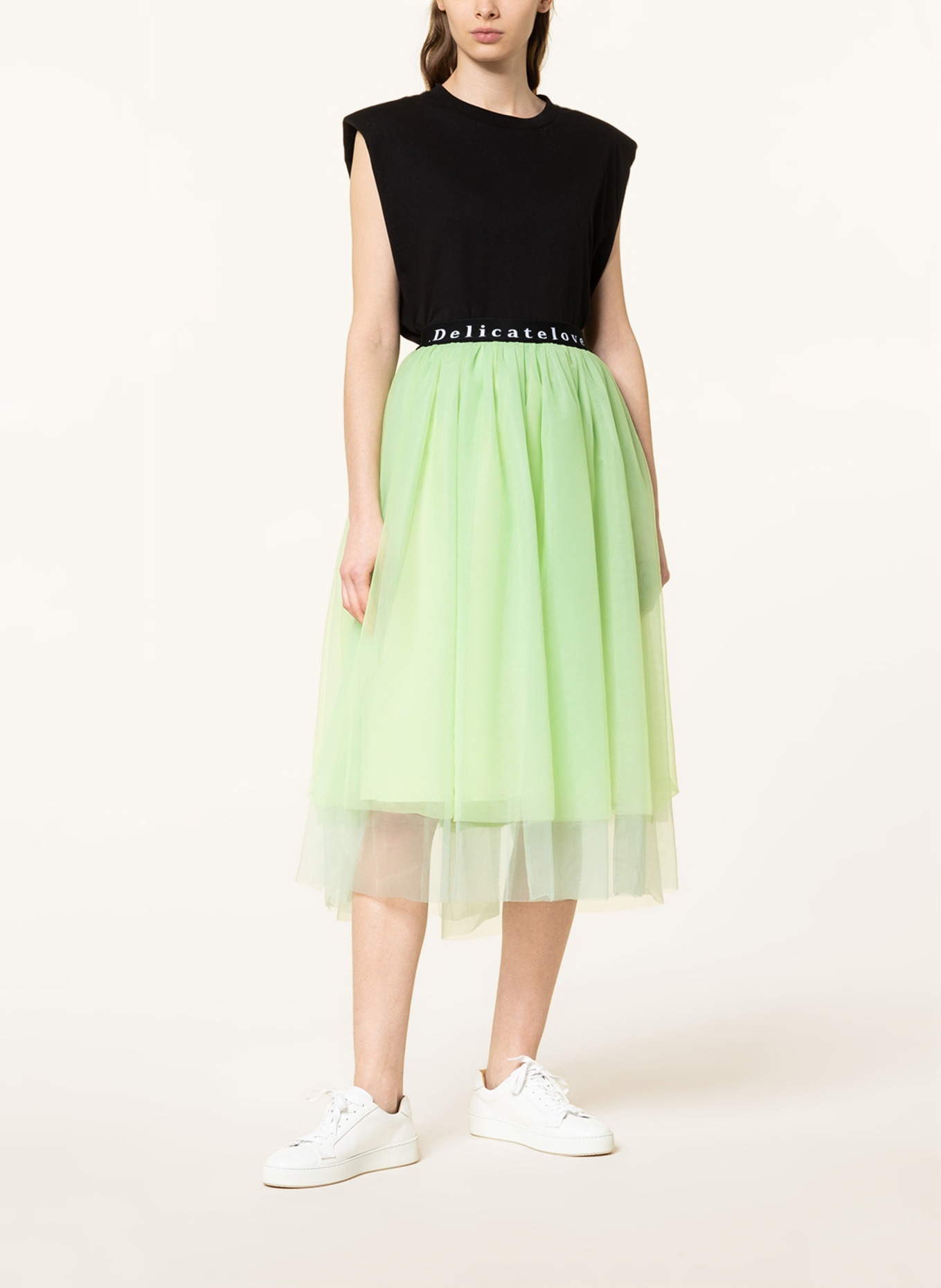 Delicatelove Tulle skirt EMILY PARADISE, Color: LIGHT GREEN (Image 2)