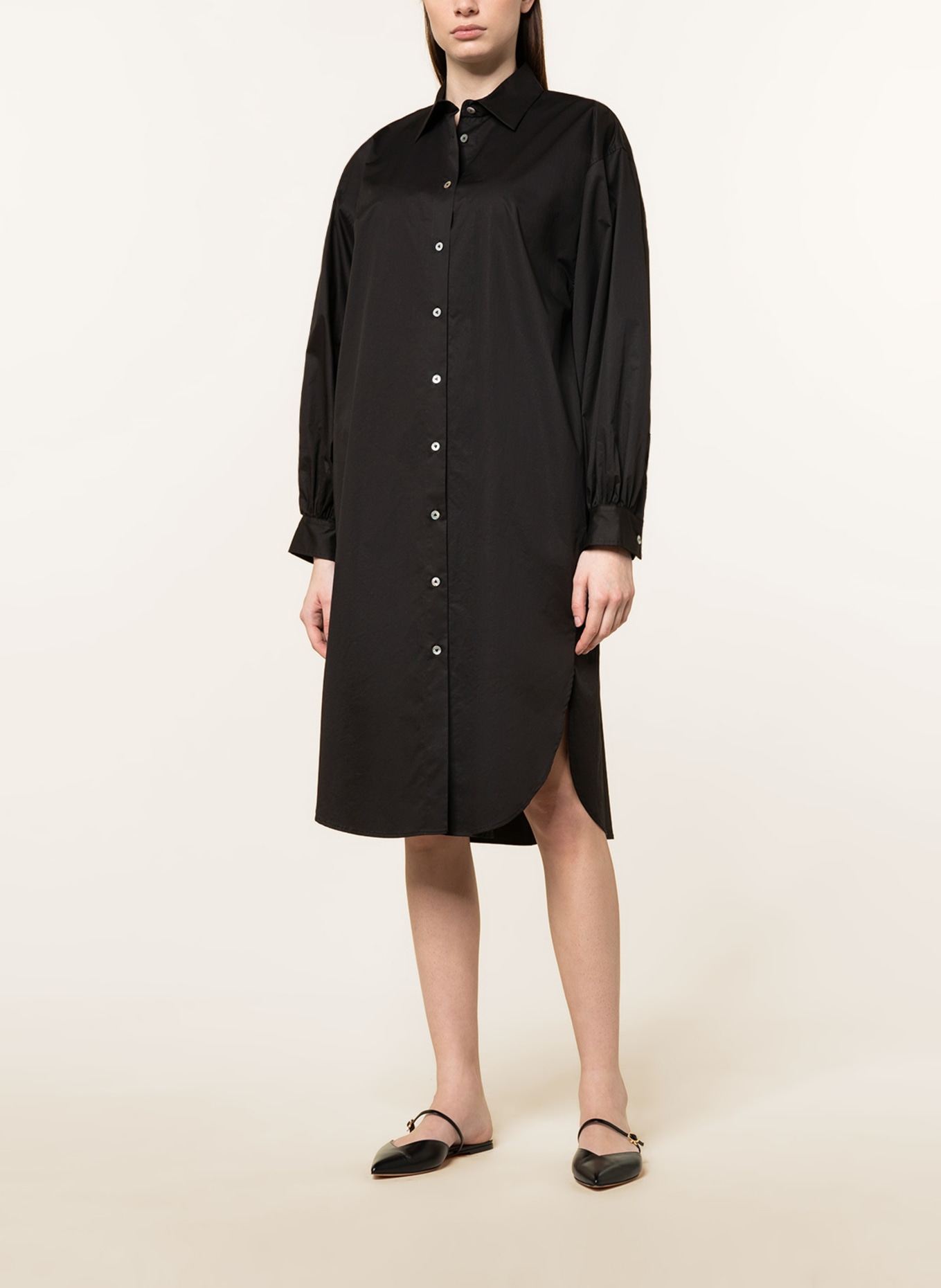 van Laack Shirt dress KERBEL, Color: BLACK (Image 2)