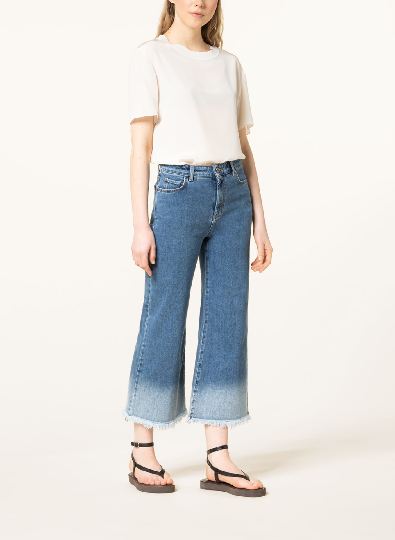 WEEKEND MaxMara Jeans culottes SOPRANO, Color: 010 NAVY (Image 2)