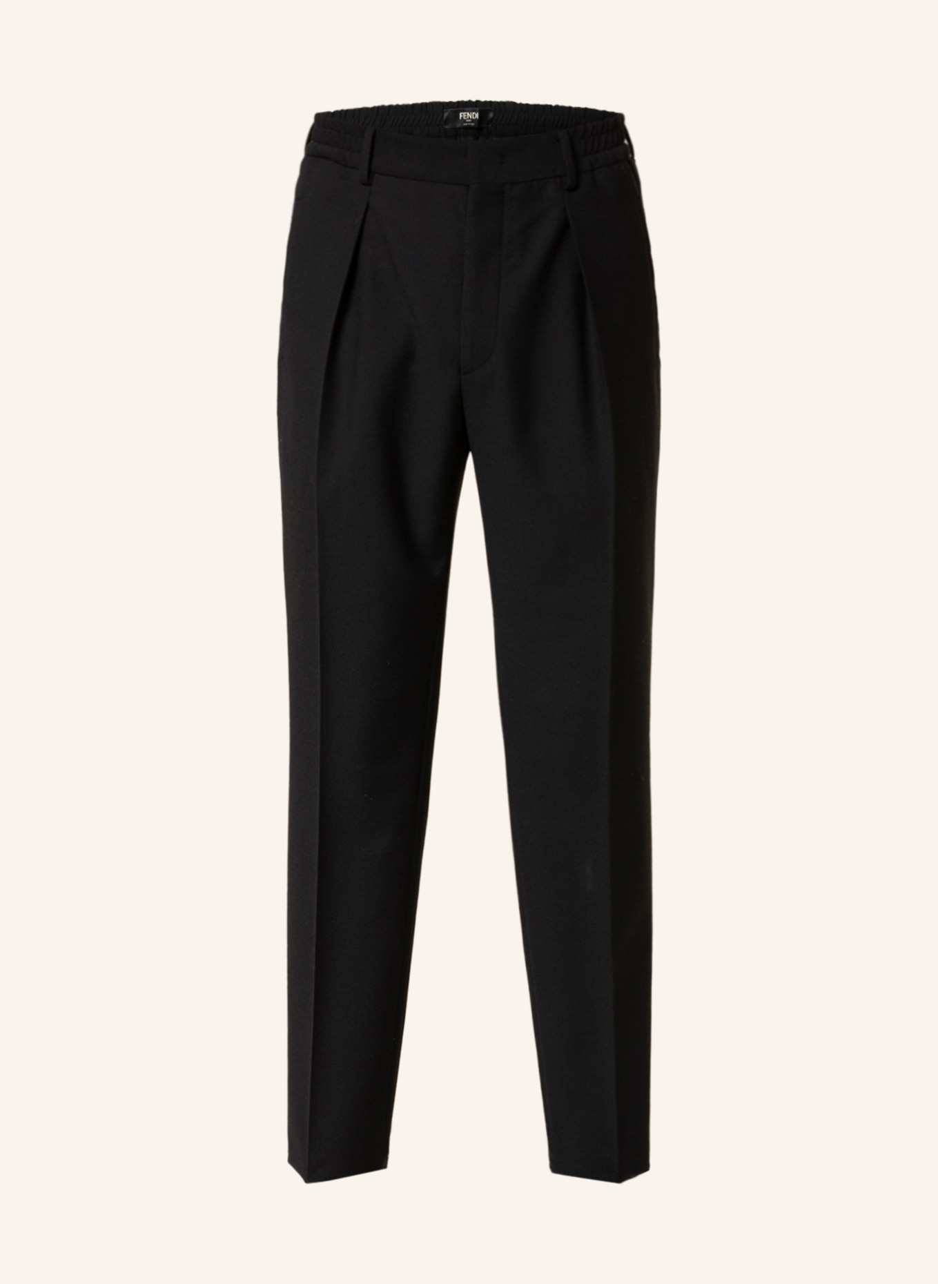 FENDI Trousers slim fit, Color: BLACK (Image 1)