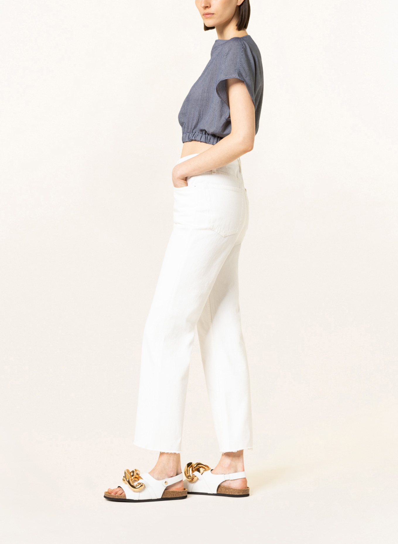 TOTEME Straight jeans , Color: WHITE (Image 4)