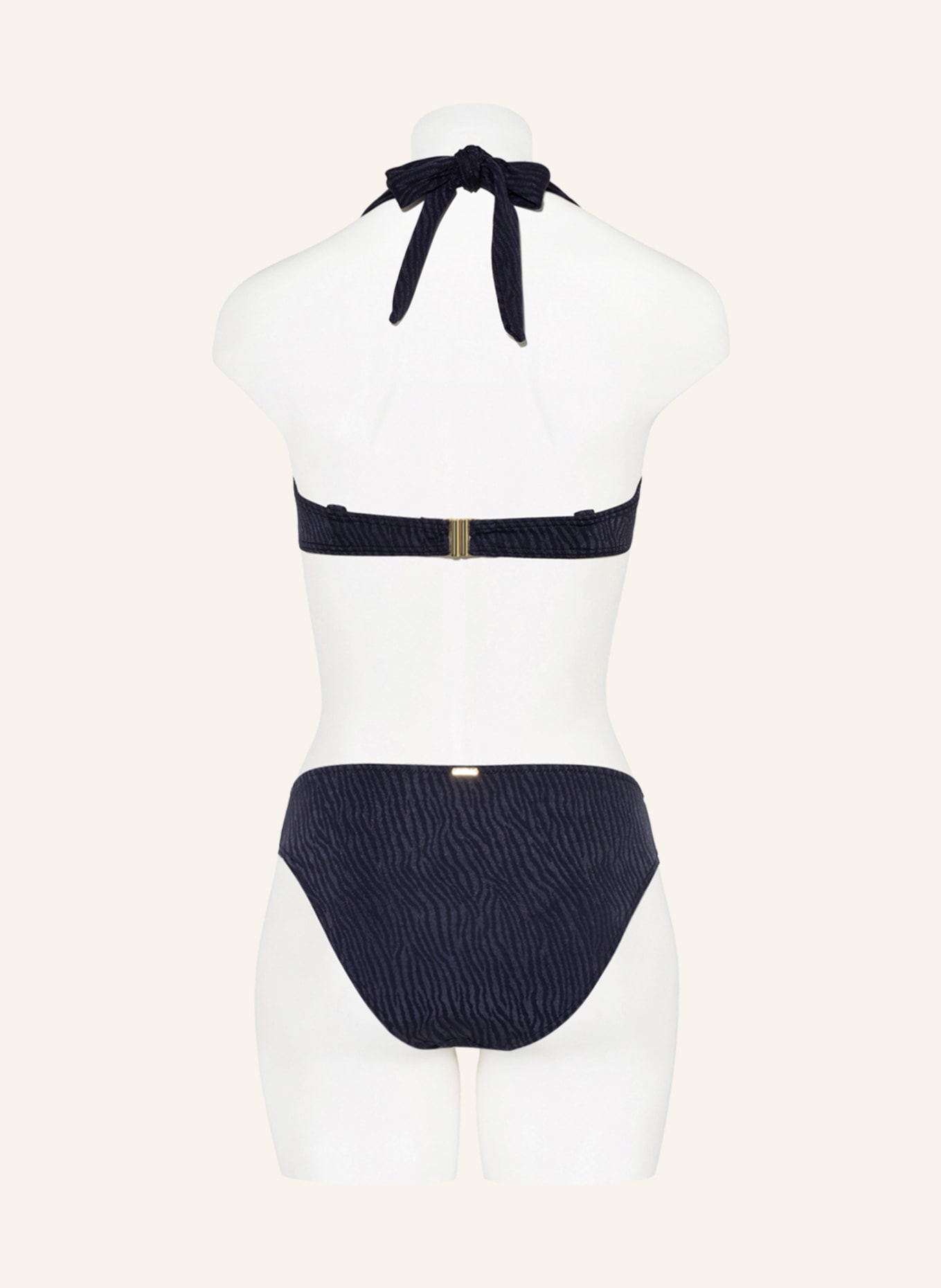 CYELL Bügel-Bikini-Top MIDNIGHT ZEBRA, Farbe: DUNKELBLAU (Bild 3)