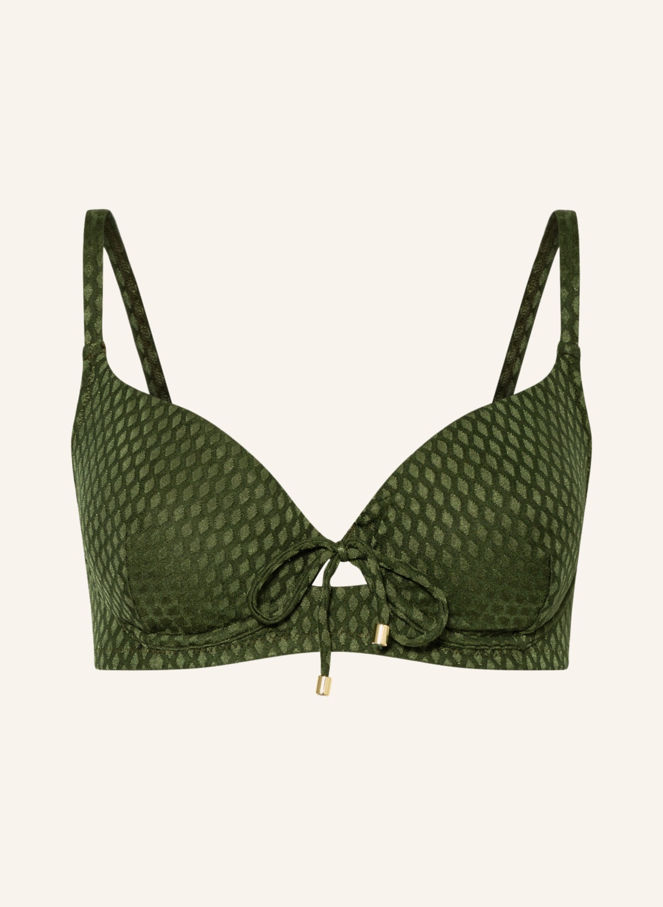 CYELL Underwired bikini top , Color: GREEN (Image 1)