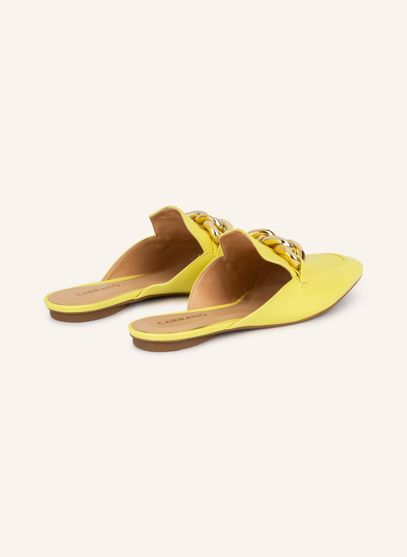 CARRANO Mules, Color: YELLOW (Image 2)
