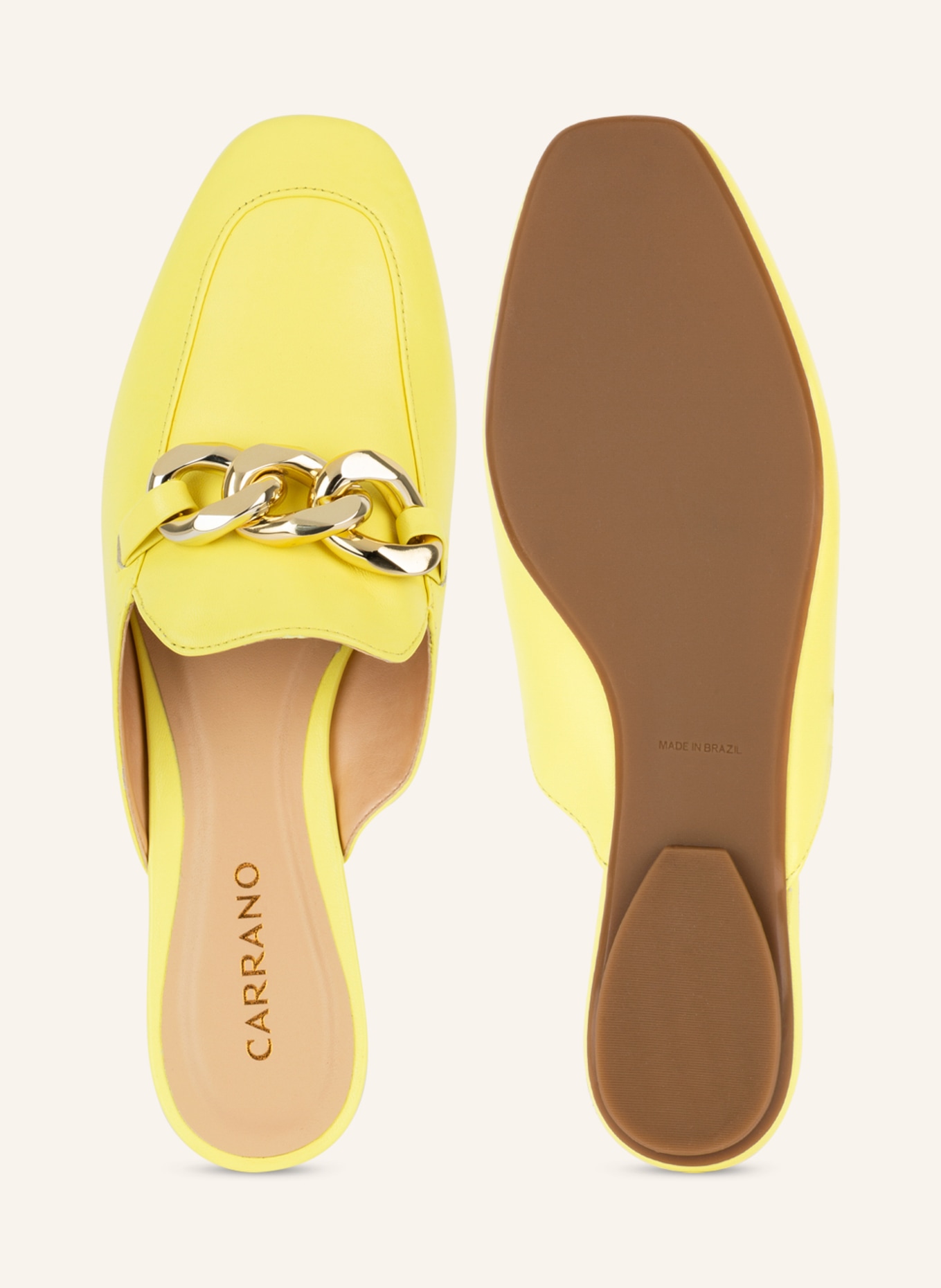 CARRANO Mules, Color: YELLOW (Image 5)