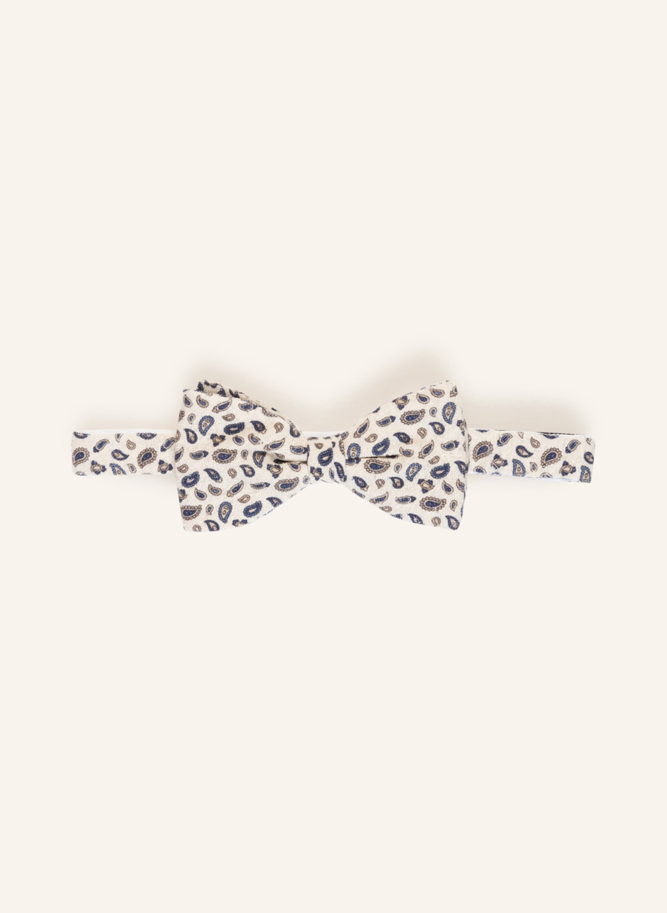 JOOP! Set: Bow tie and pocket square: CREAM / BLUE
