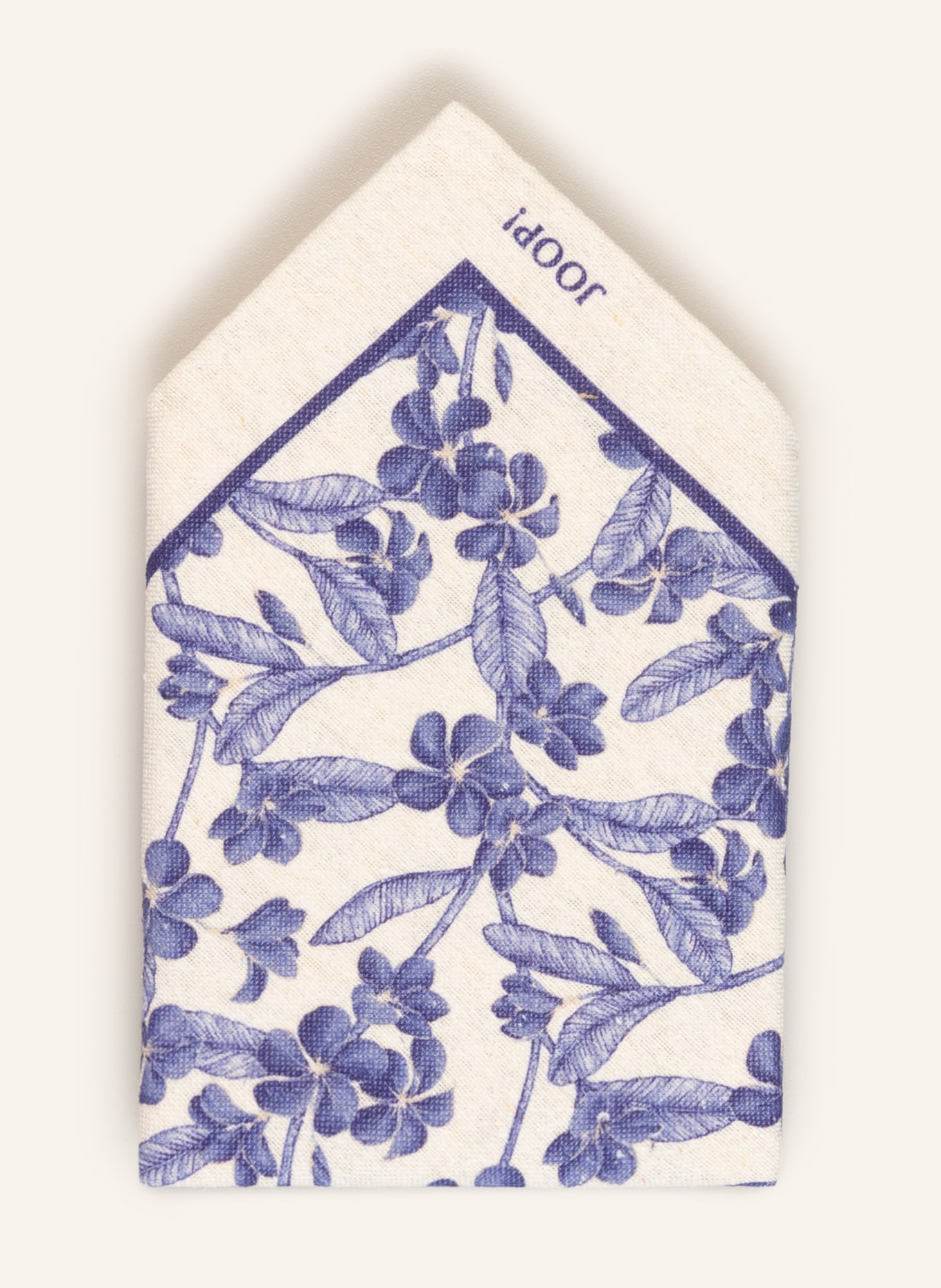 JOOP! Set: Bow tie and pocket square: CREAM / BLUE