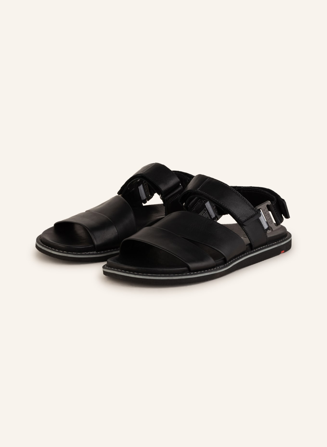 LLOYD Sandals ELYSEE, Color: BLACK (Image 1)