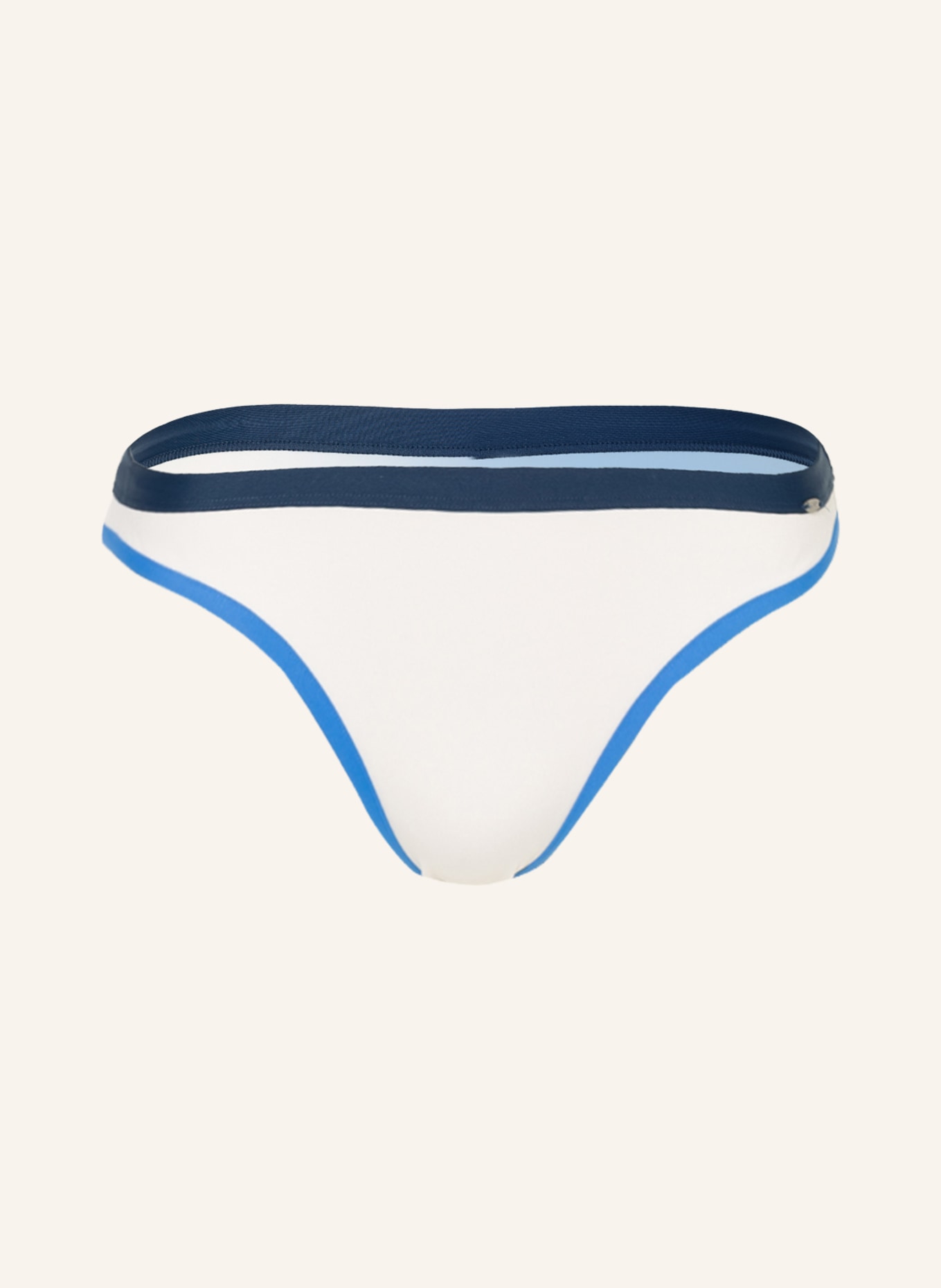 Skiny Sunset Glamour Bikini bottoms EVERY SUMMER IN COLOUR BLOCK, Color: WHITE/ BLUE/ DARK BLUE (Image 1)