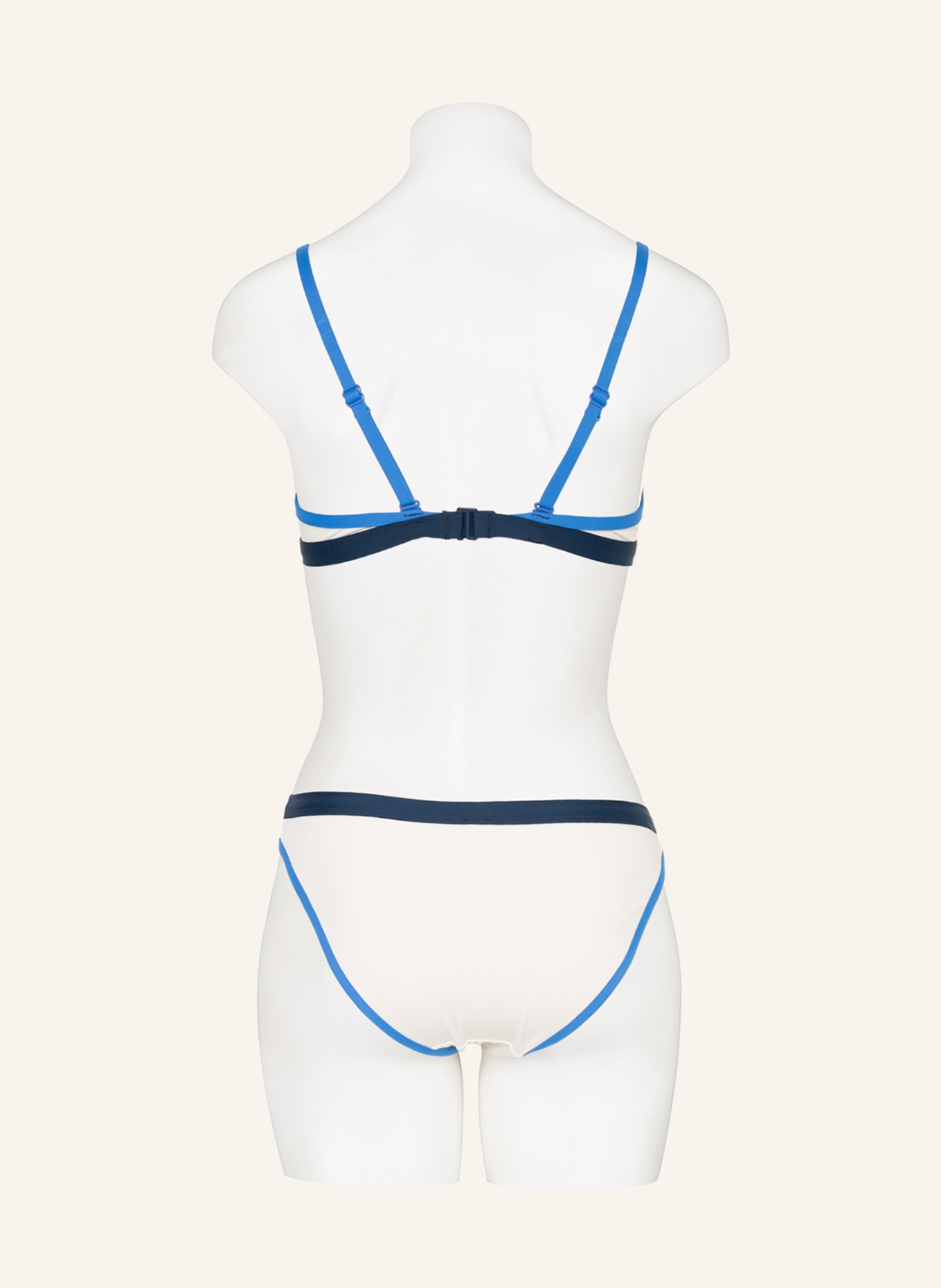Skiny Sunset Glamour Bikini bottoms EVERY SUMMER IN COLOUR BLOCK, Color: WHITE/ BLUE/ DARK BLUE (Image 3)