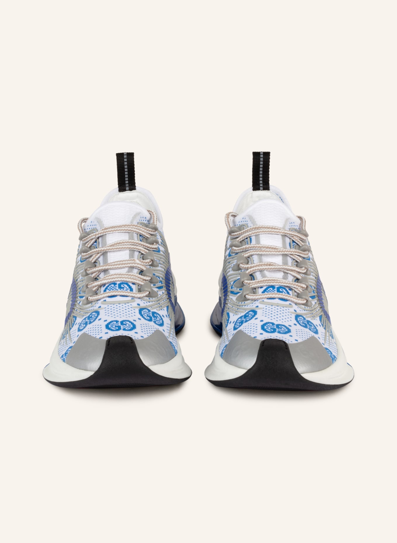 GUCCI Sneakers RUN, Color: WHITE/ BLUE/ LIGHT GRAY (Image 3)