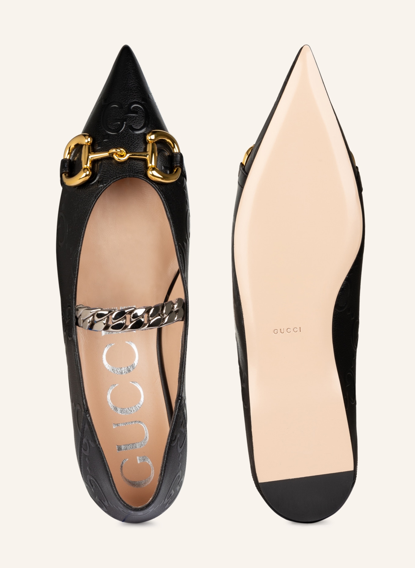 GUCCI Ballerinas: 1000 BLACK