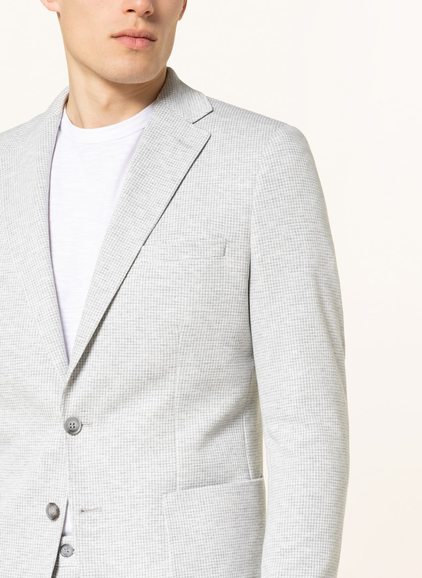 PAUL Suit jacket slim fit, Color: 310 Kitt/Offwhite (Image 5)
