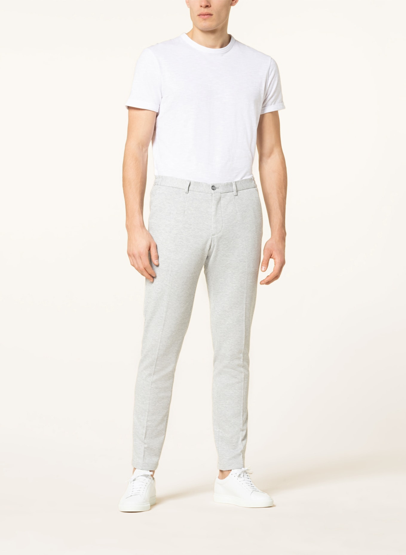 PAUL Suit trousers slim fit, Color: 310 Kitt/Offwhite (Image 2)