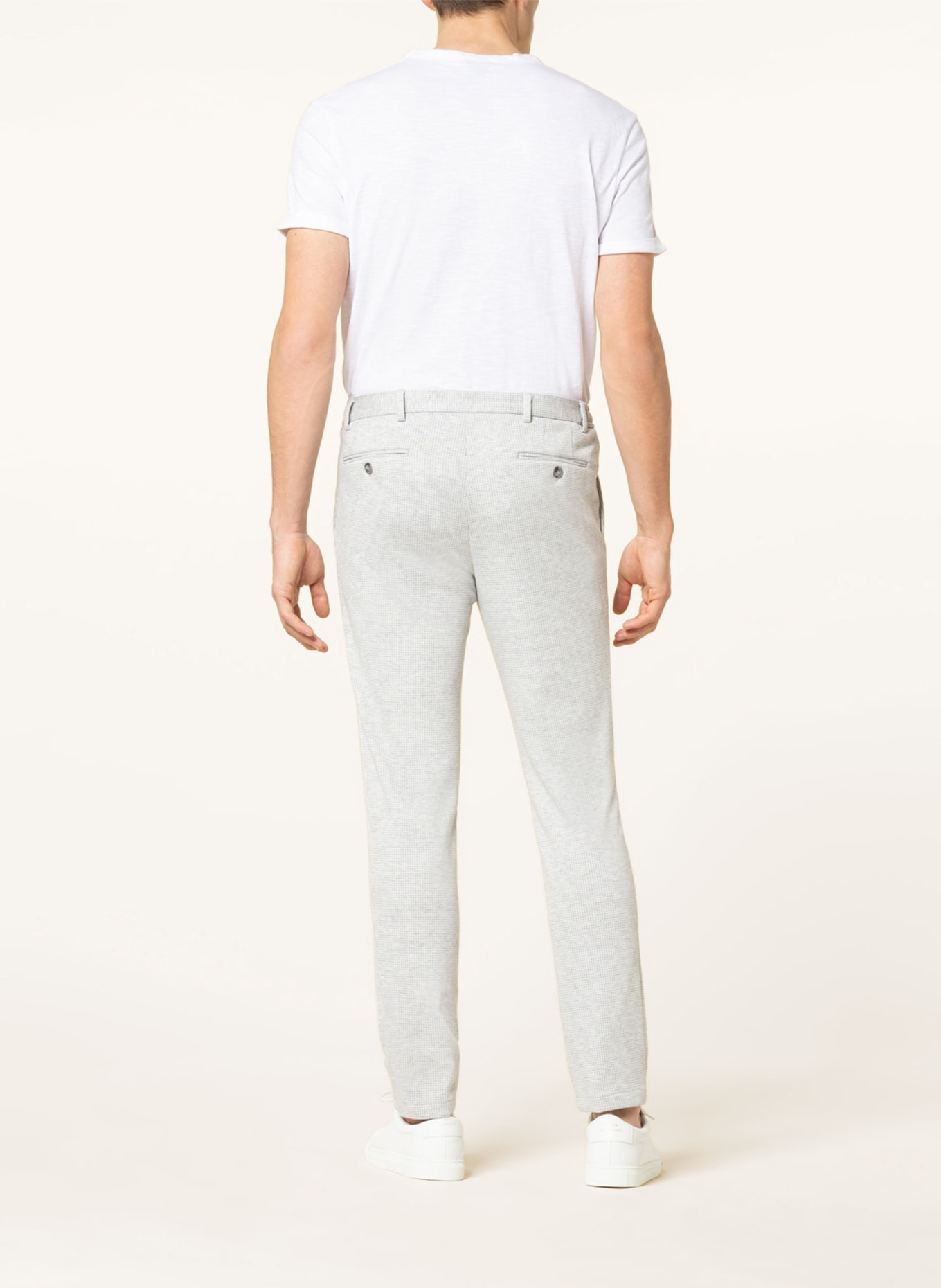 PAUL Suit trousers slim fit, Color: 310 Kitt/Offwhite (Image 3)