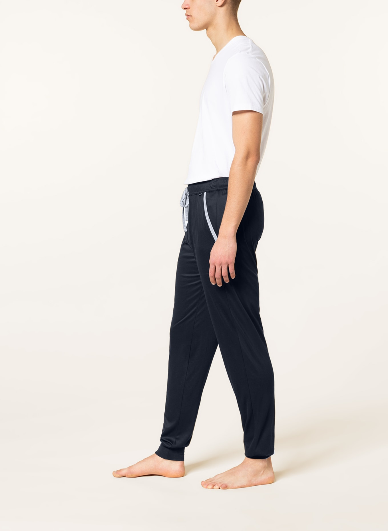 CALIDA Spodnie od piżamy CIRCULAR SLEEP, Kolor: GRANATOWY/ SZARY (Obrazek 4)