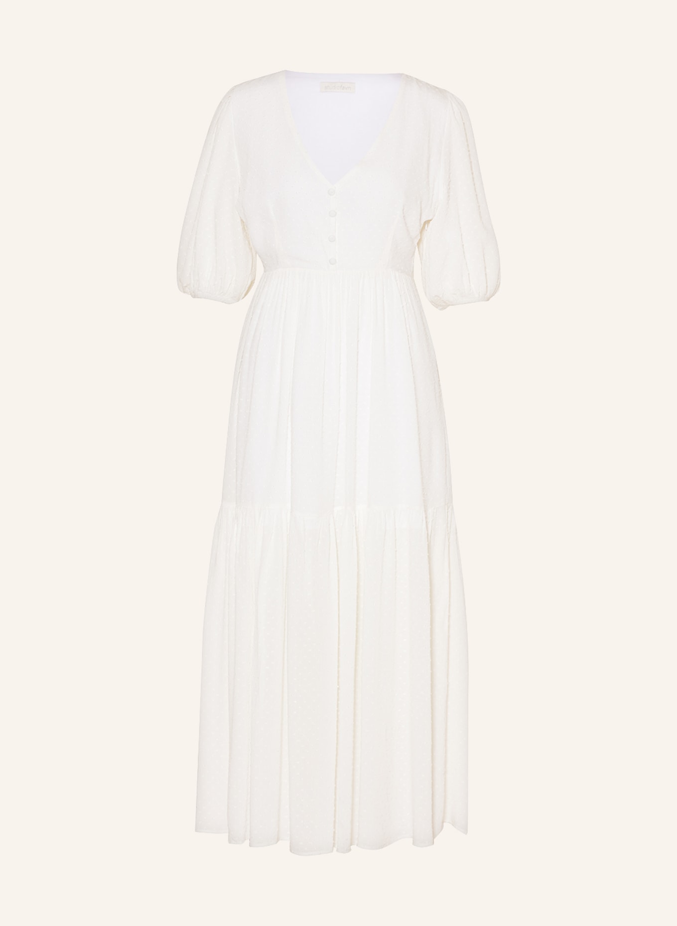 studiofavn Dress LILLIA , Color: WHITE (Image 1)