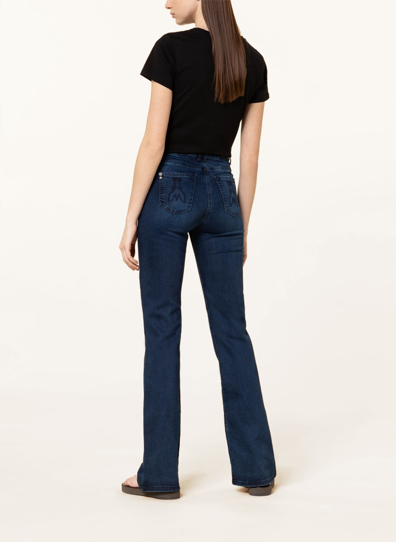 PATRIZIA PEPE Flared jeans , Color: C920 Dark Blue Wash (Image 3)