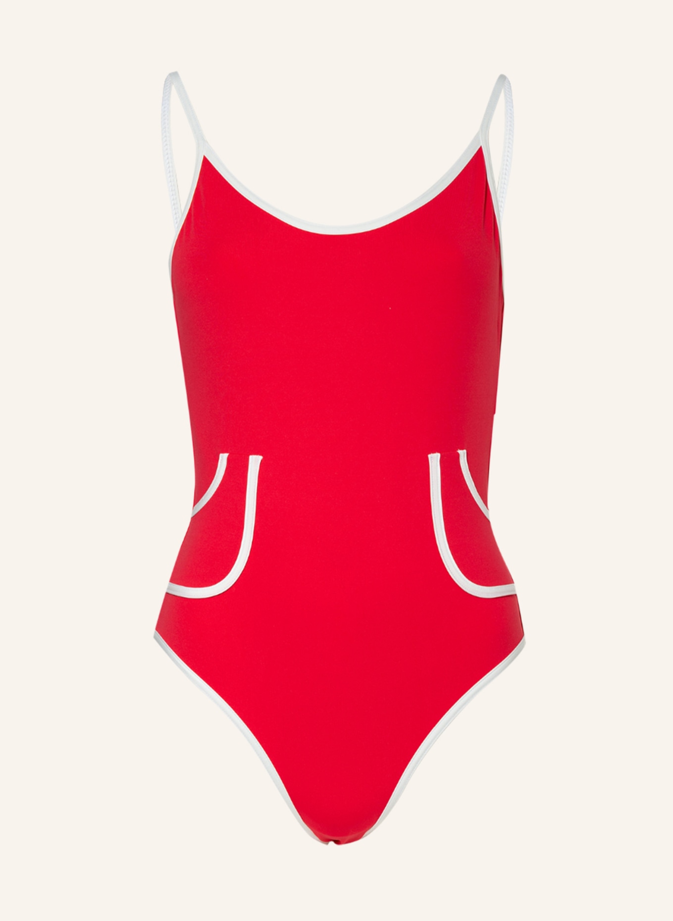 ERES Swimsuit NAUTIC COURSE, Color: RED/ WHITE (Image 1)