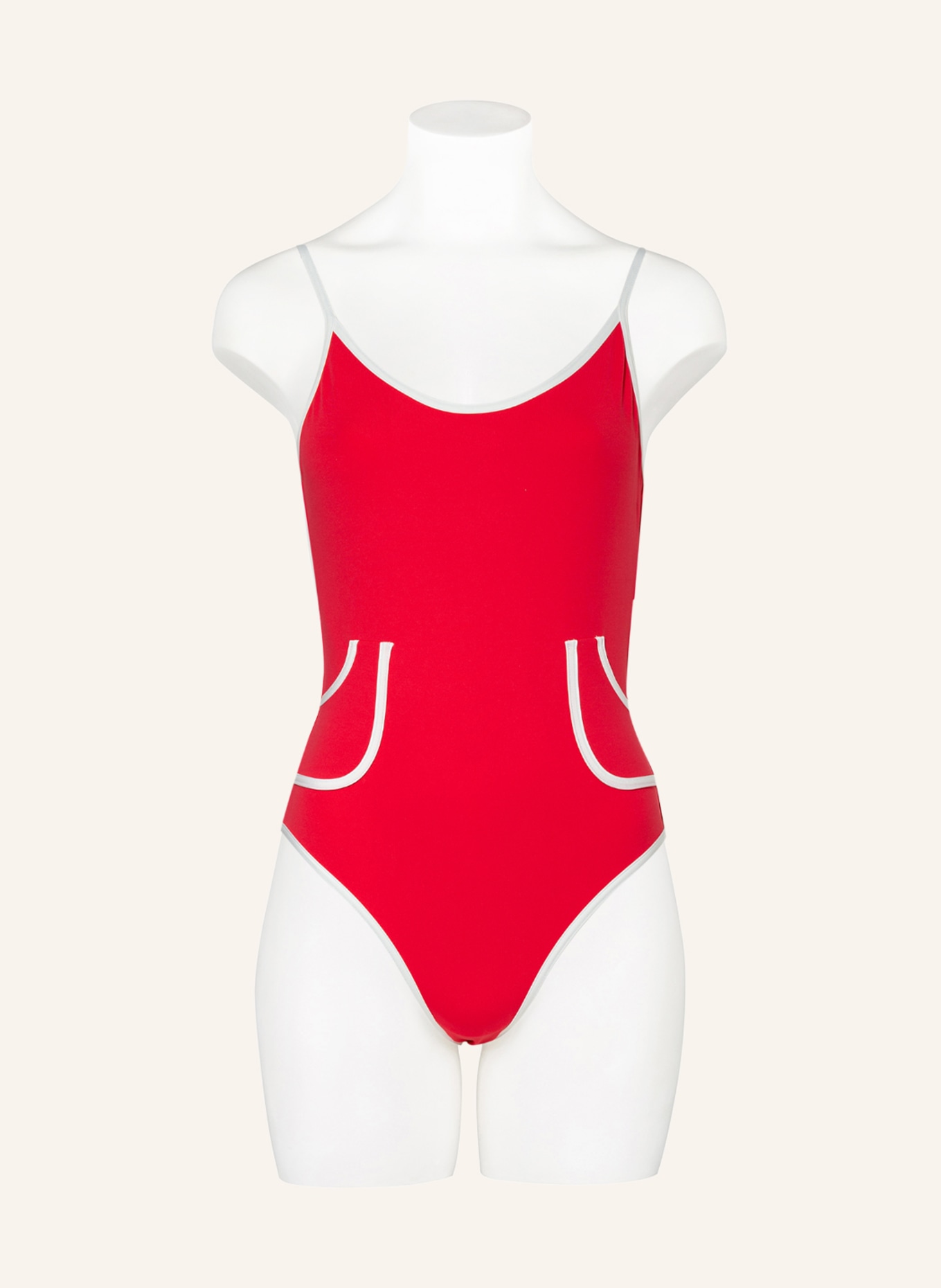 ERES Swimsuit NAUTIC COURSE, Color: RED/ WHITE (Image 2)