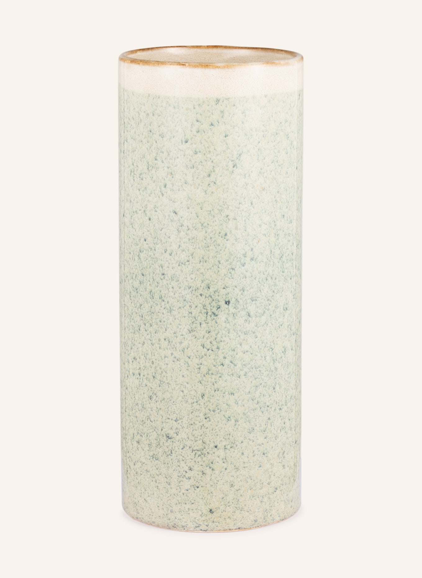 HK living Vase XL, Farbe: WEISS/ HELLGRÜN (Bild 1)