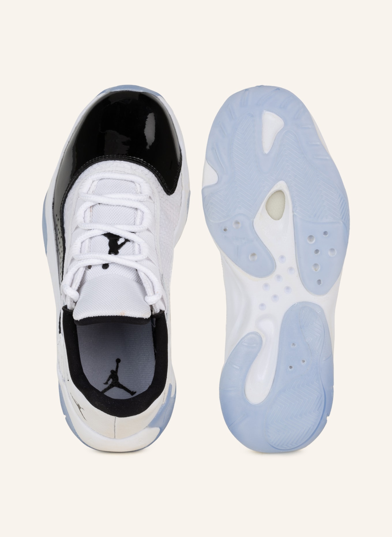 JORDAN Basketball shoes AIR JORDAN 11, Color: WHITE/ BLACK (Image 5)
