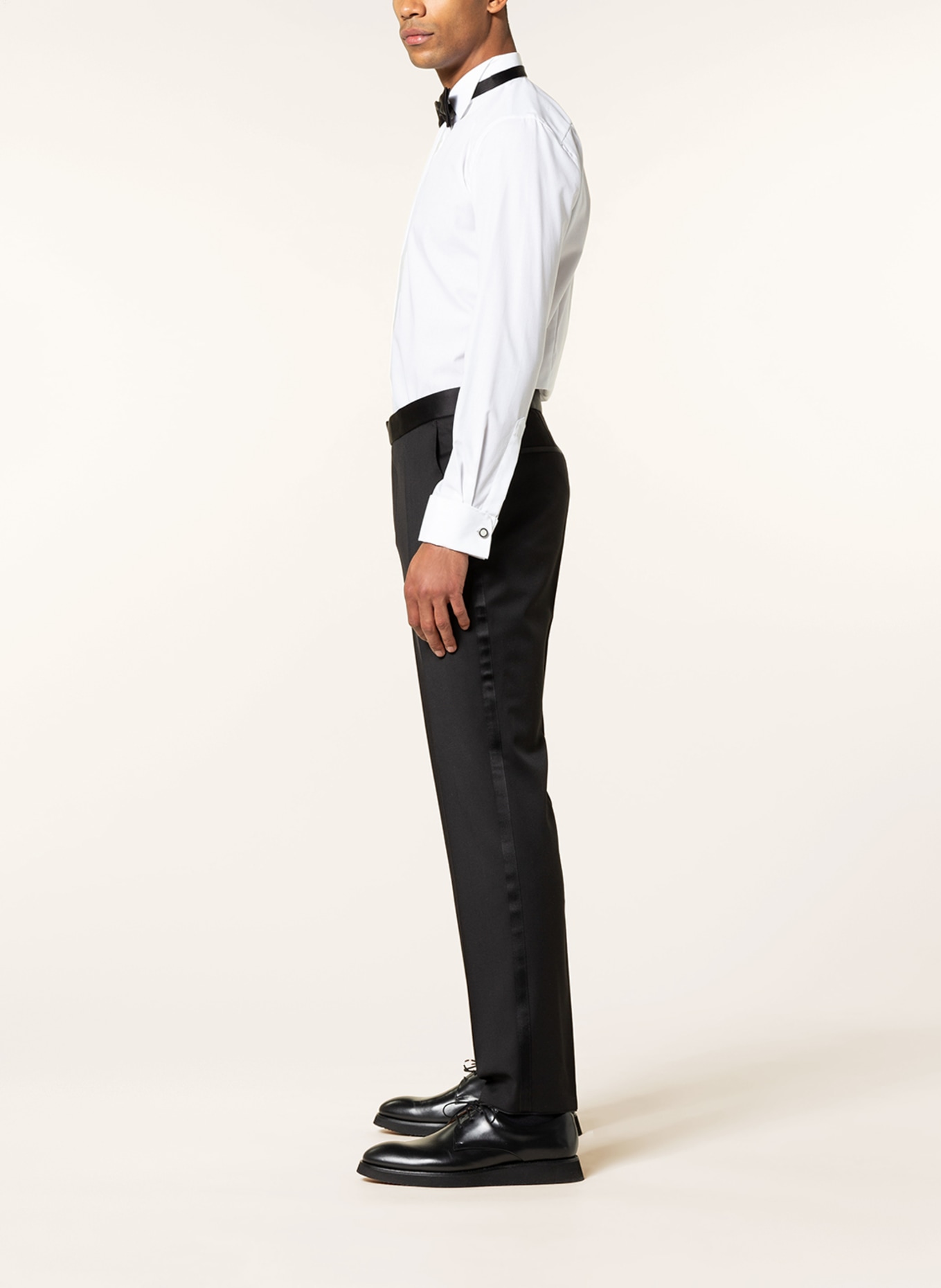 BOSS Smoking-Hose LENON TUX Slim Fit mit Galonstreifen, Farbe: SCHWARZ (Bild 5)