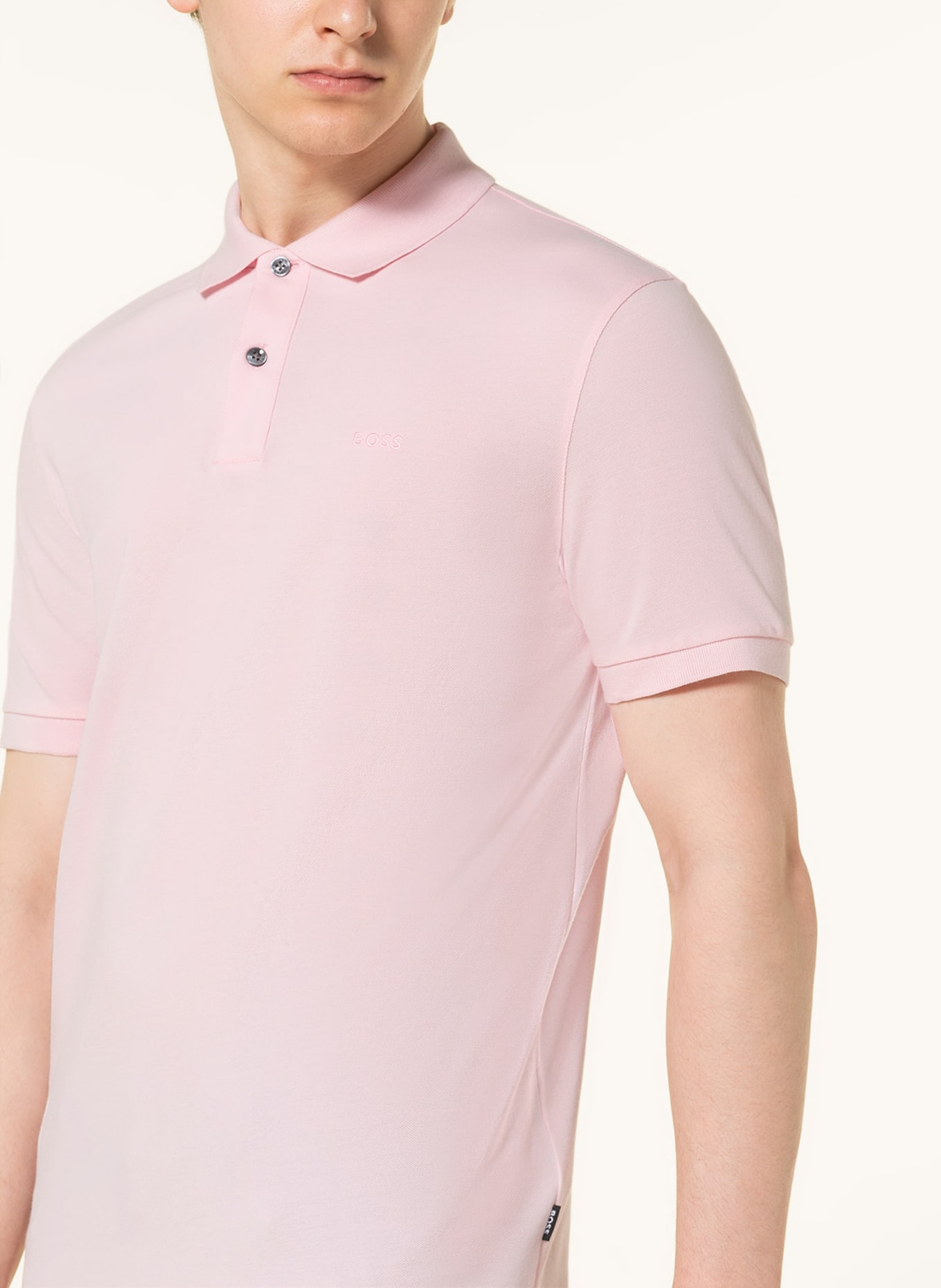BOSS Piqué-Poloshirt PALLAS Regular Fit, Farbe: ROSA (Bild 4)