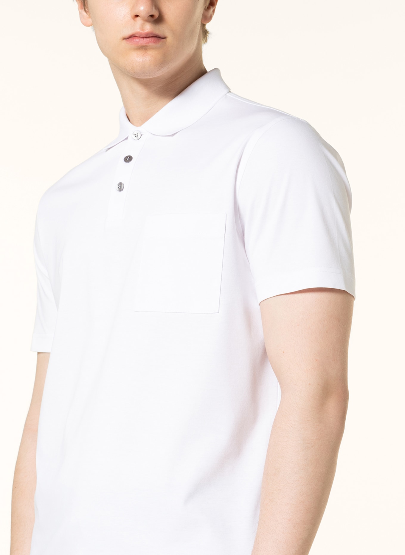 MAERZ MUENCHEN Jersey polo shirt , Color: WHITE (Image 4)