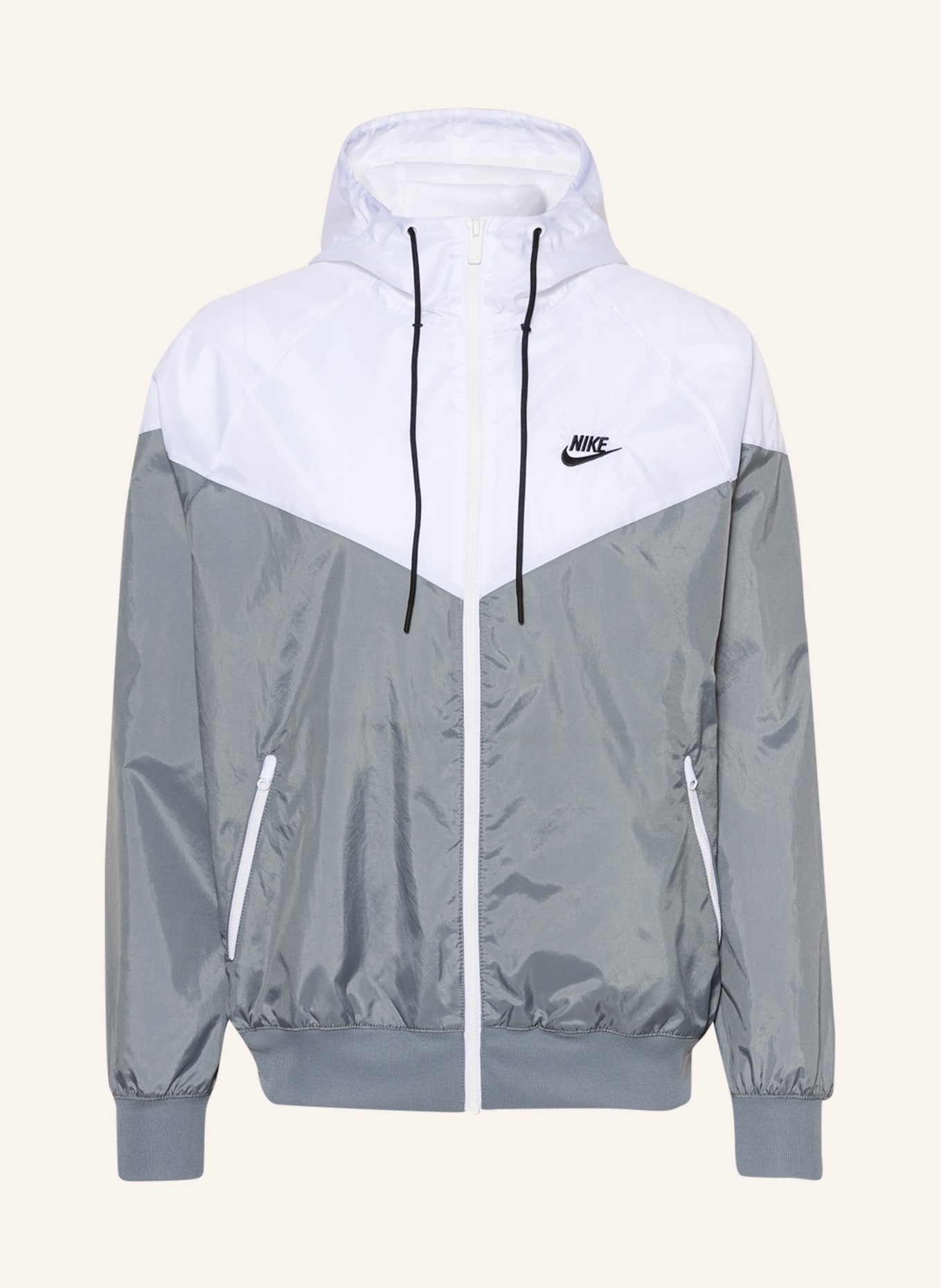 Nike Outdoor jacket WINDRUNNER, Color: WHITE/ GRAY (Image 1)