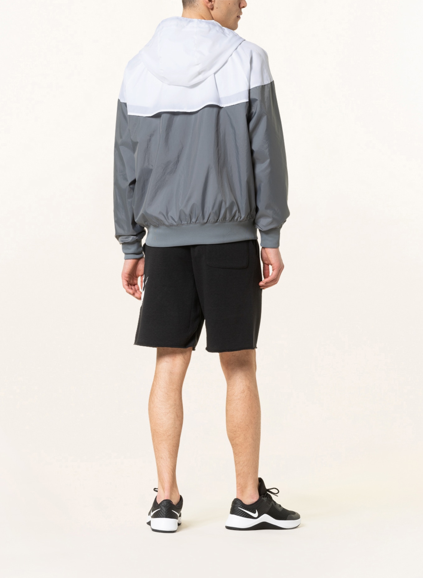 Nike Outdoor jacket WINDRUNNER, Color: WHITE/ GRAY (Image 3)