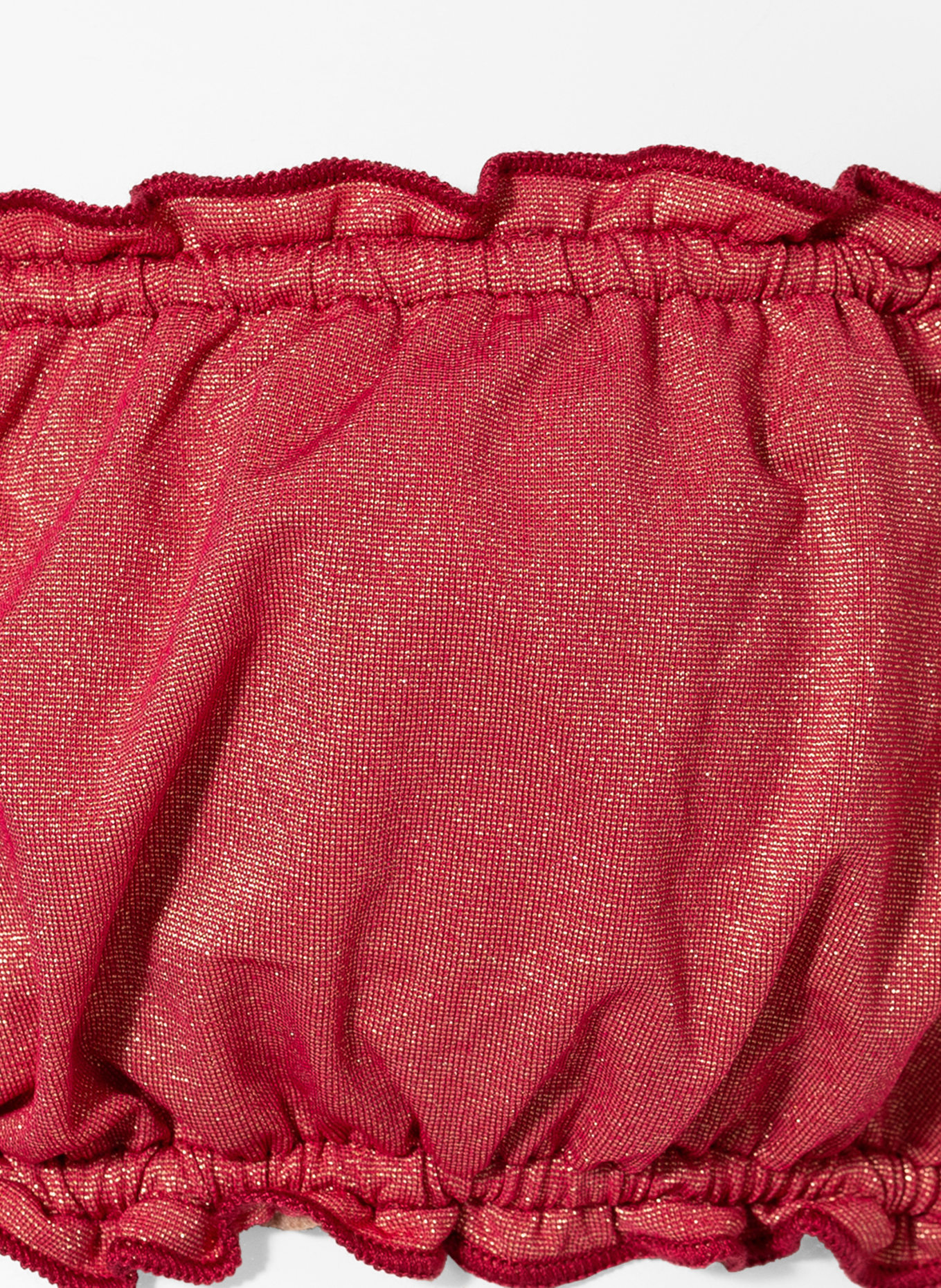 PILYQ Góra od bikini bandeau ARCADIA , Kolor: JASNOCZERWONY (Obrazek 4)