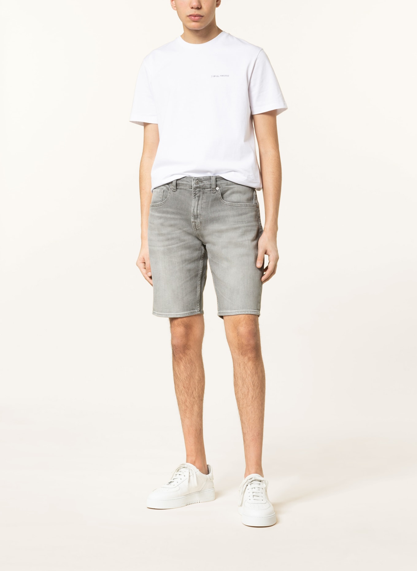 7 for all mankind Jeansshorts SO BADLY Regular Fit, Farbe: GREY (Bild 2)