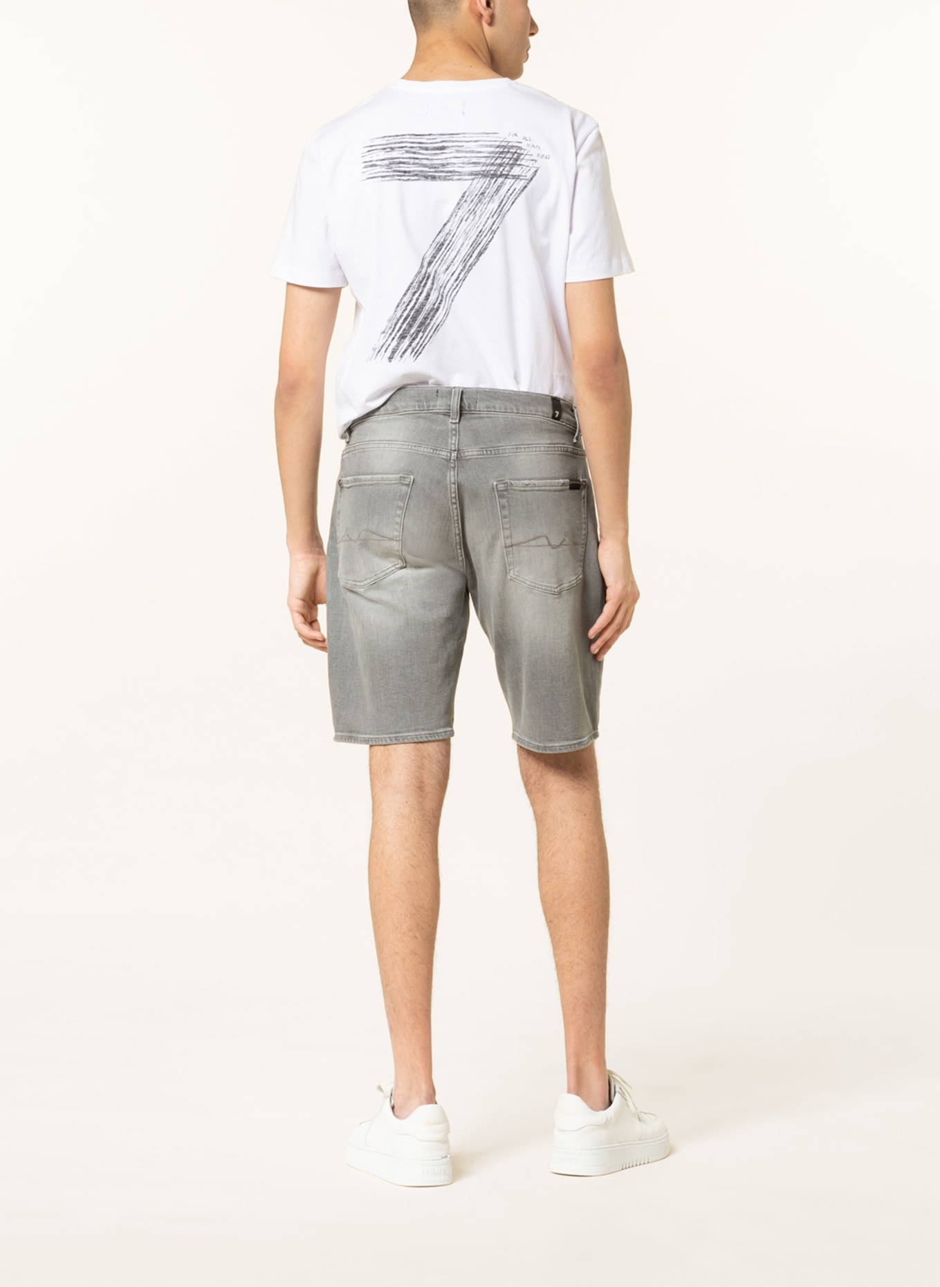 7 for all mankind Jeansshorts SO BADLY Regular Fit, Farbe: GREY (Bild 3)