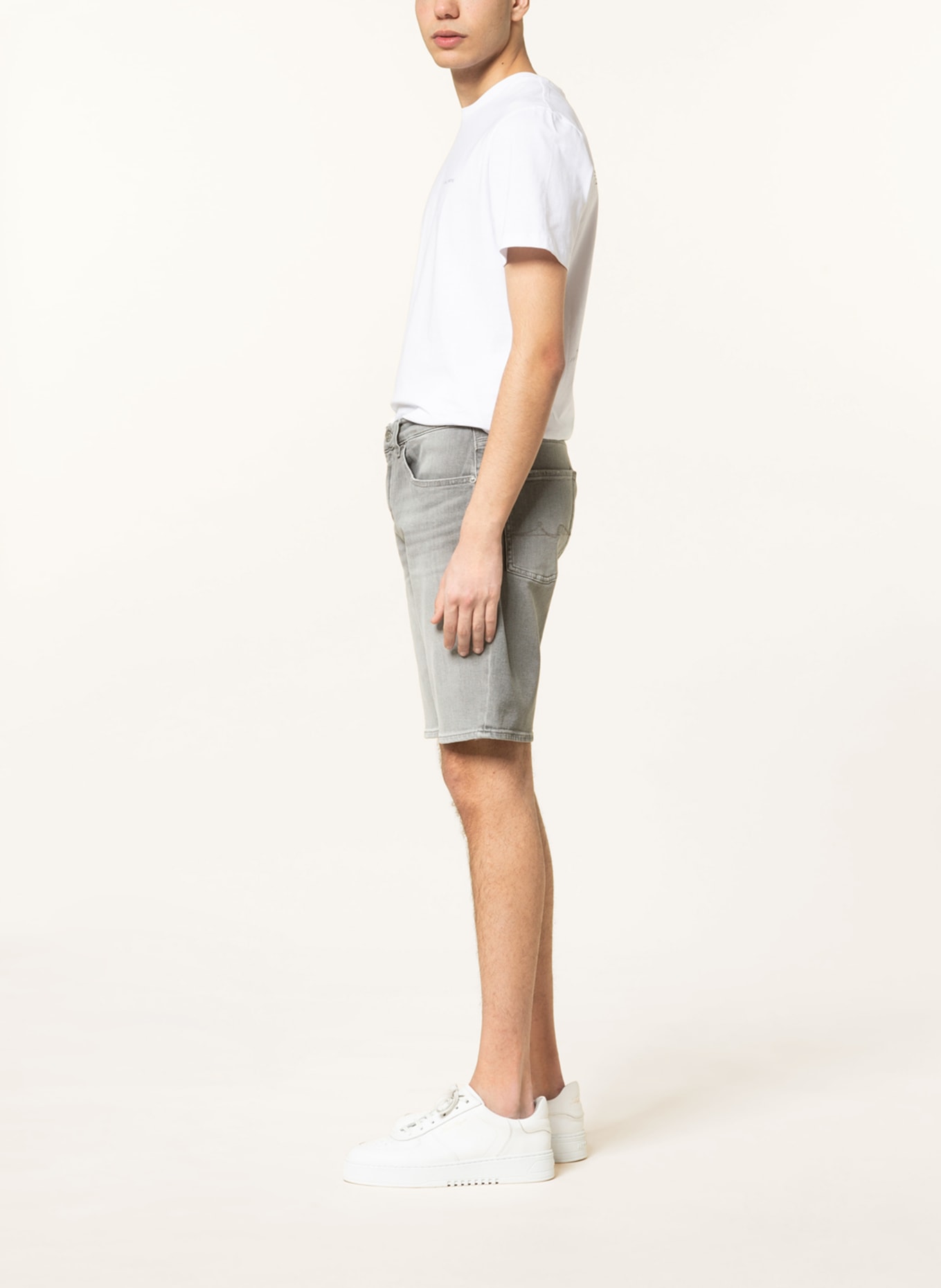 7 for all mankind Denim shorts SO BADLY regular fit, Color: GREY (Image 4)
