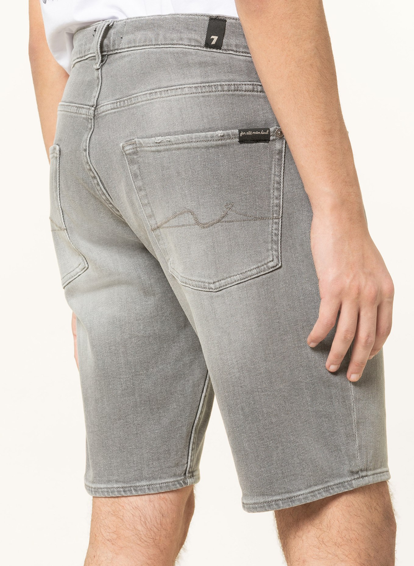 7 for all mankind Jeansshorts SO BADLY Regular Fit, Farbe: GREY (Bild 5)