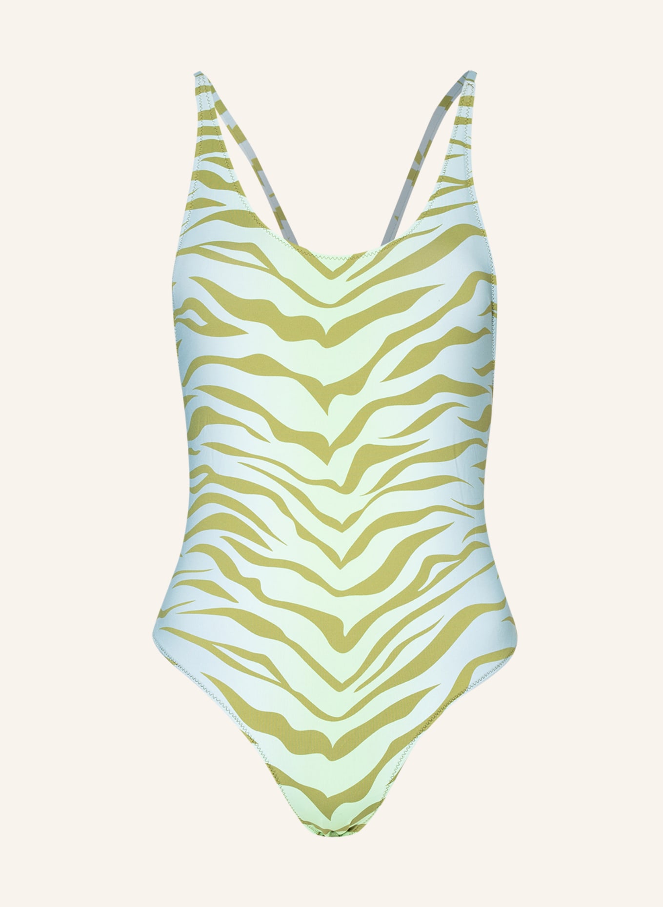 Delicatelove Badeanzug ELECTRA NEW TIGER, Farbe: MINT/ OLIV/ HELLBLAU (Bild 1)